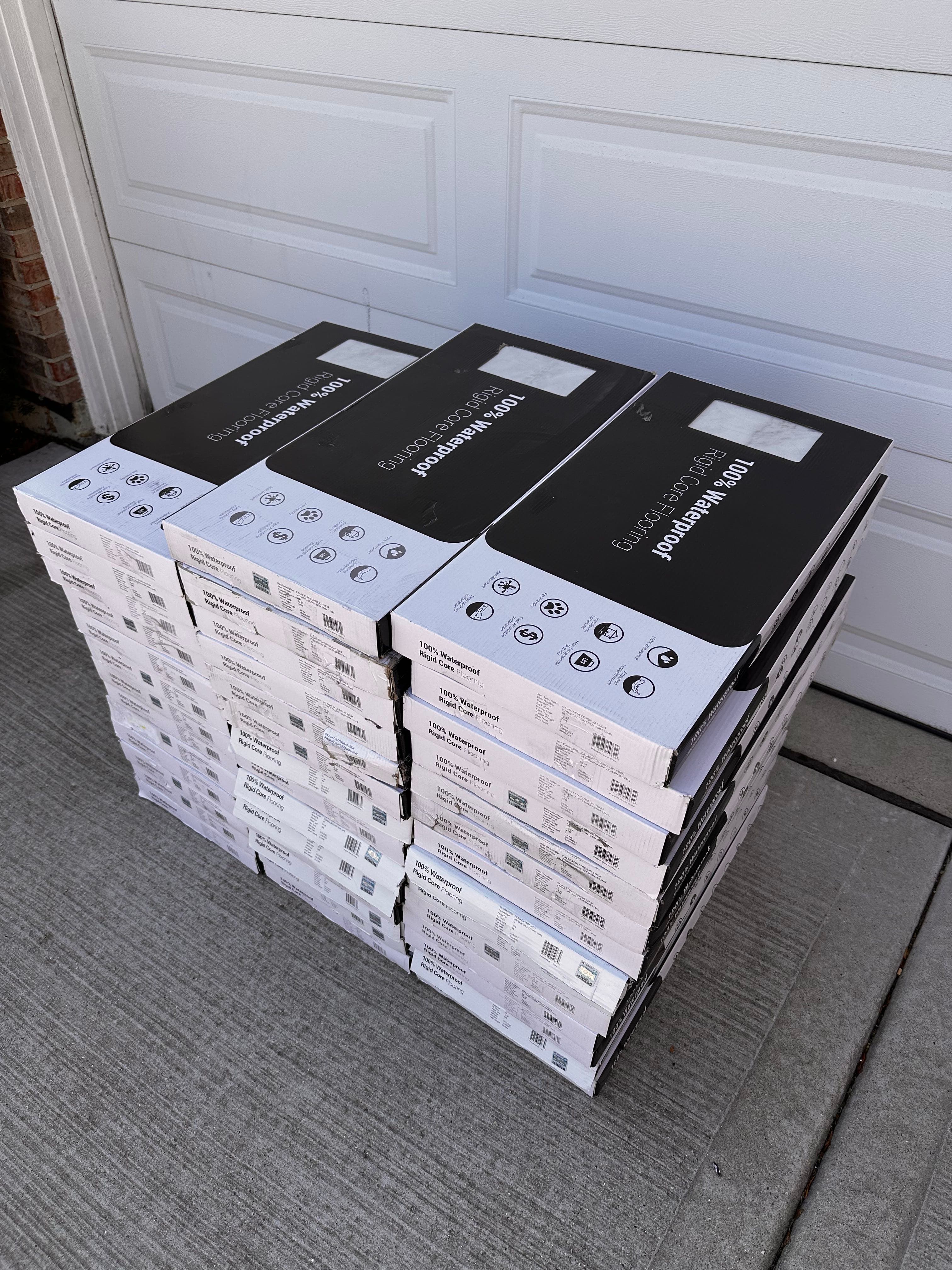 NEW MSI Waterproof Calacatta Consilio Luxury Vinyl Tile Flooring