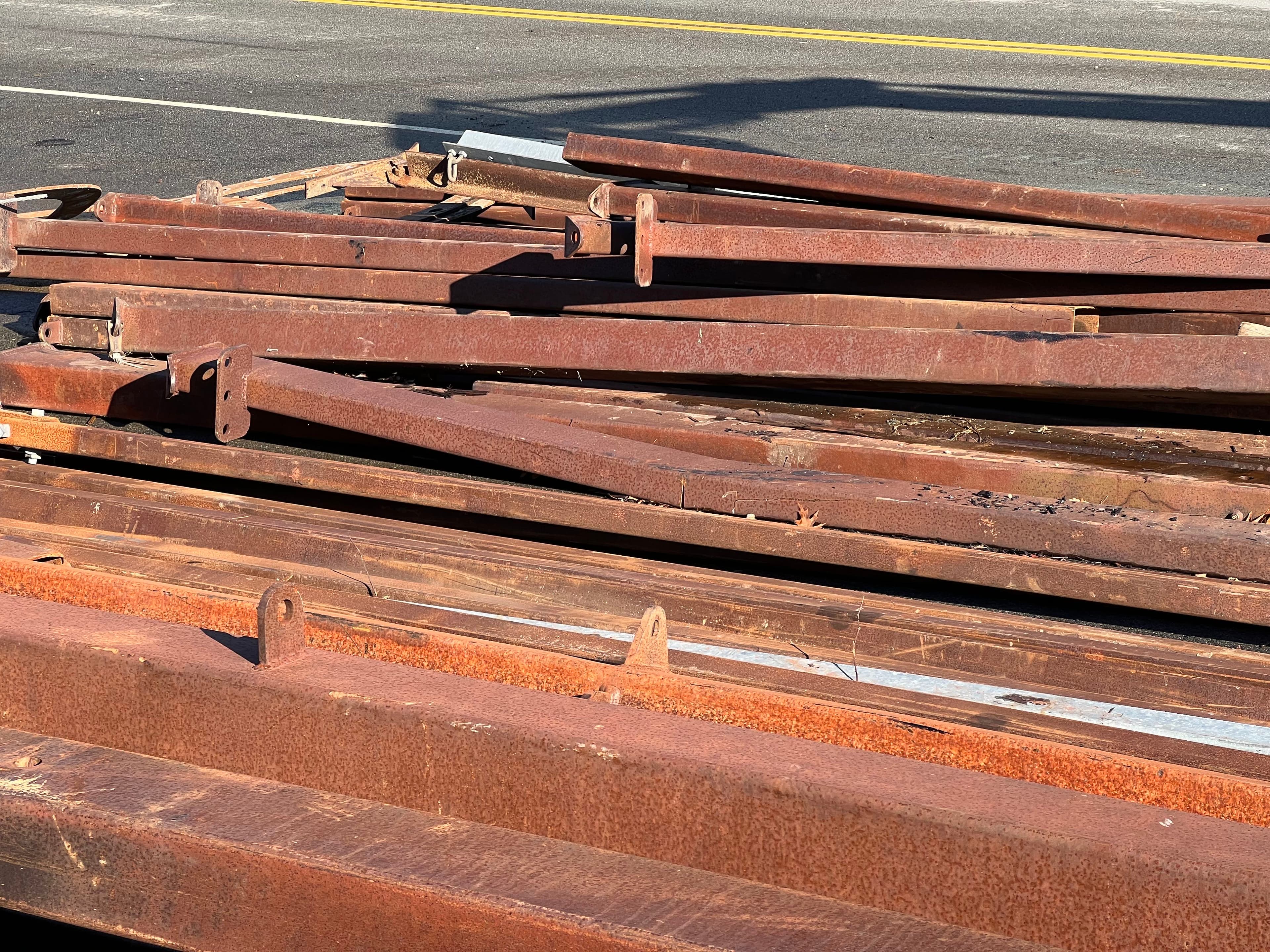 Corten Steel Box Beam $10 per foot 7