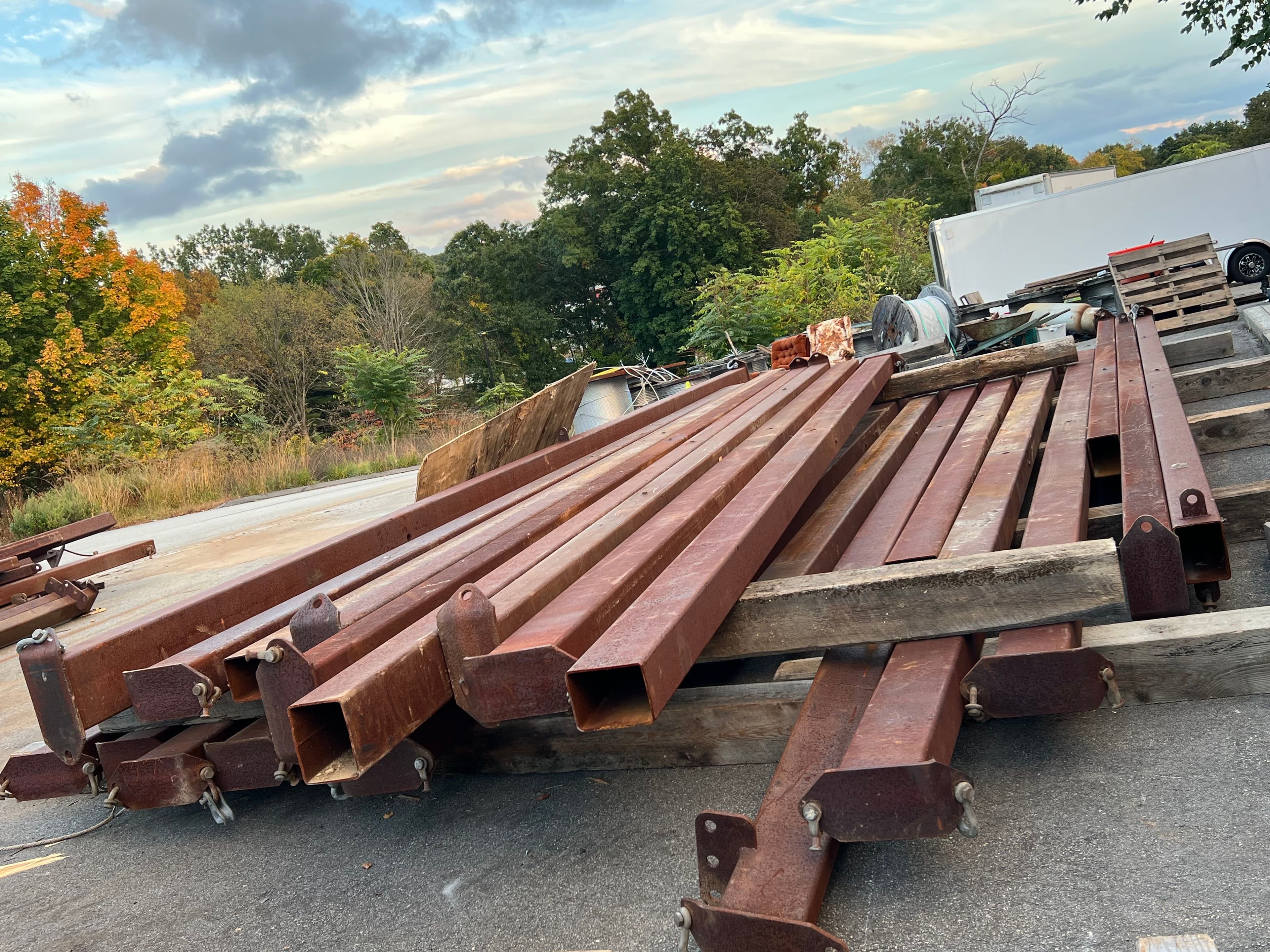Corten Steel Box Beam $10 per foot 10