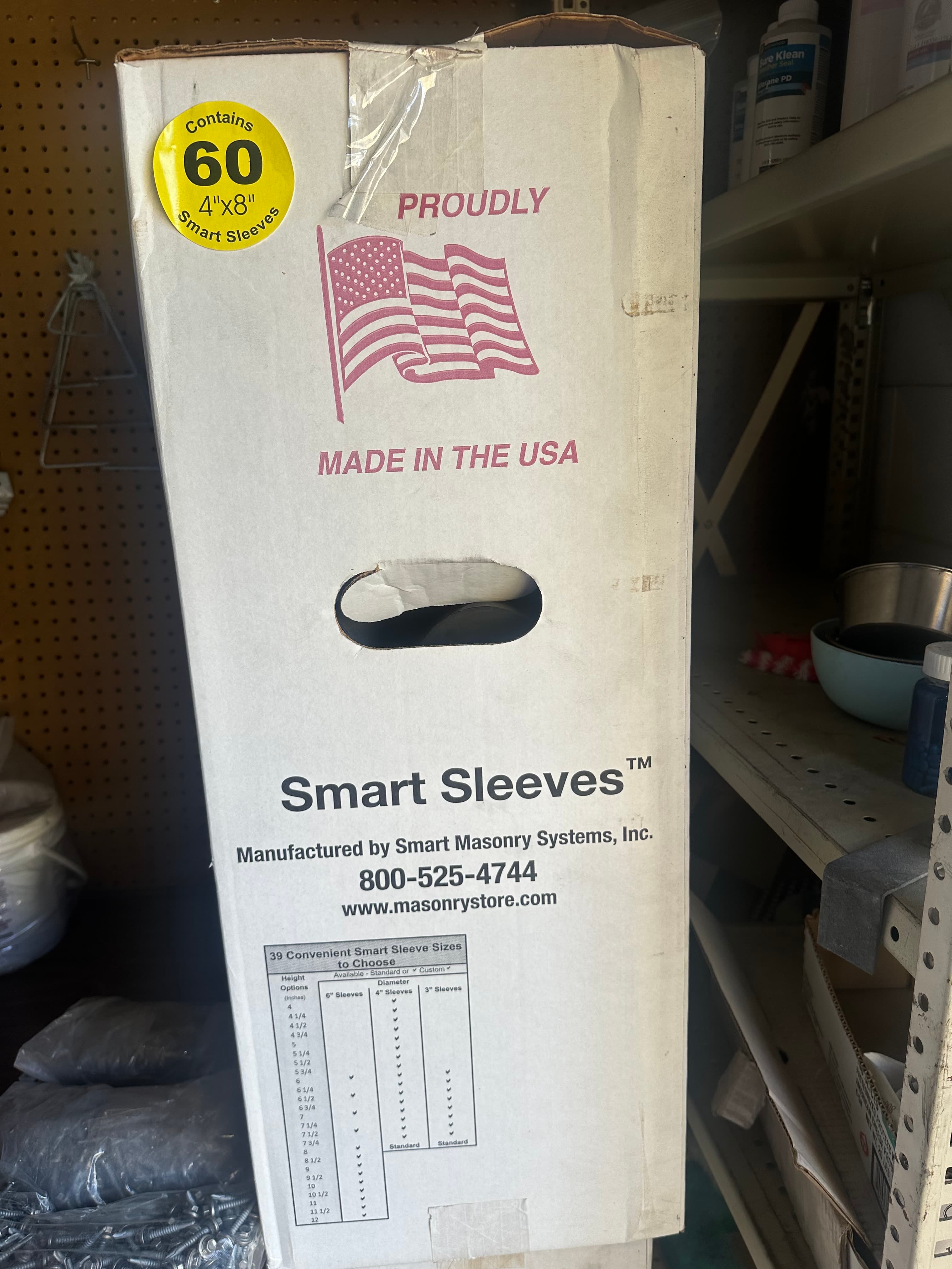 4"x8" smart sleeves