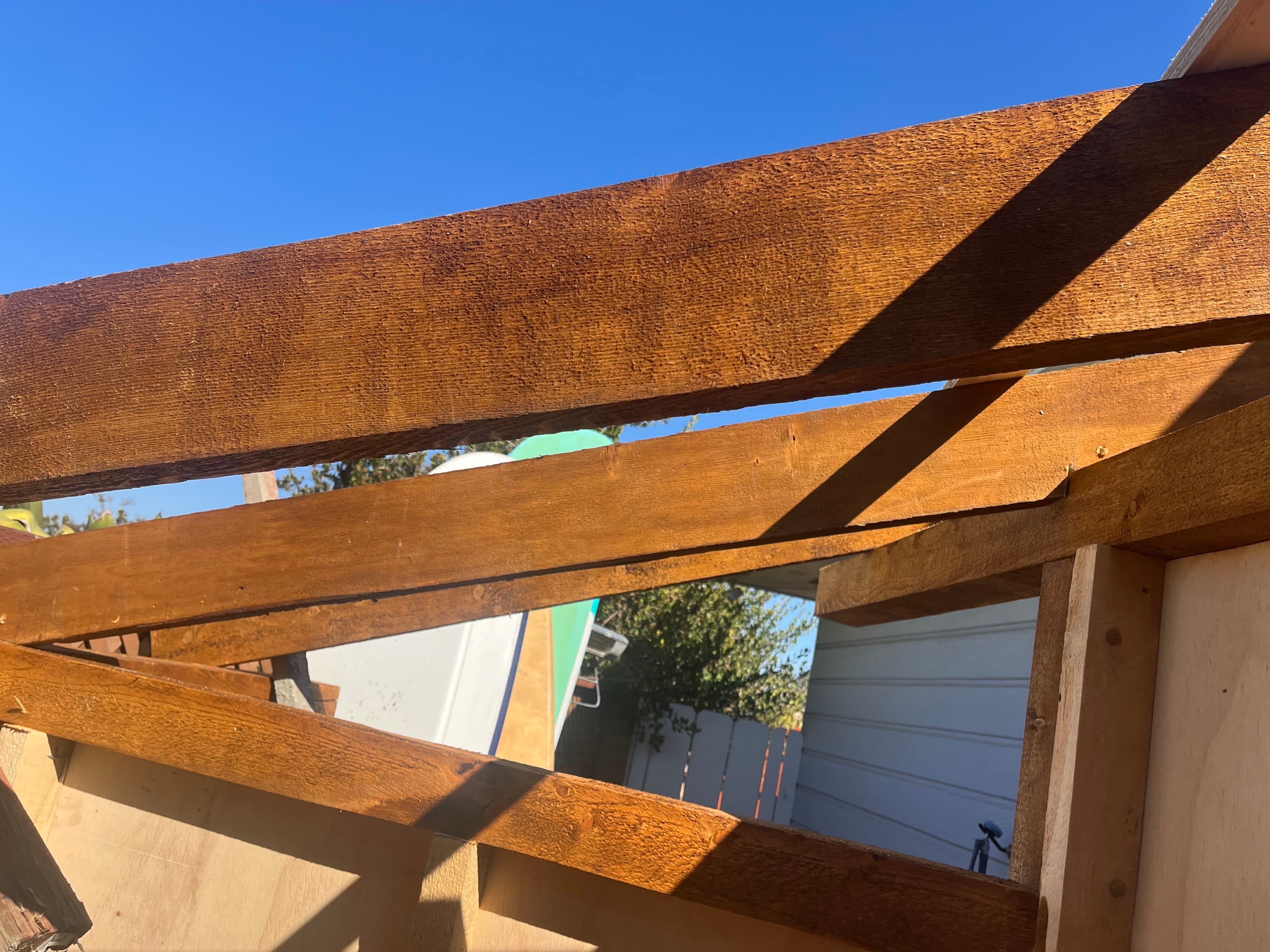 Rough sawn white fir 6