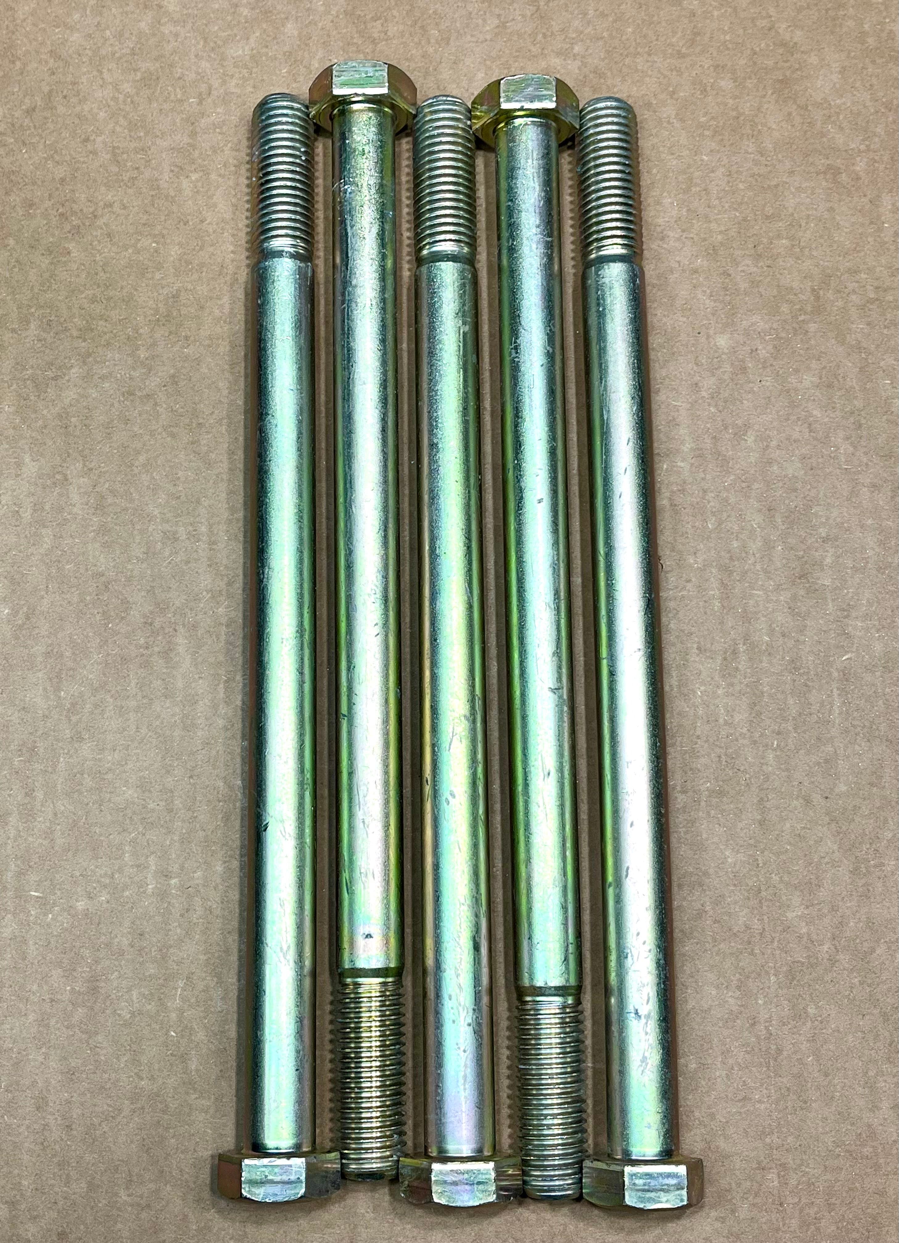 3/4-10x 12” Hex Head Cap Screw/Bolt Grade 8 Steel Zinc Yellow Coated 5