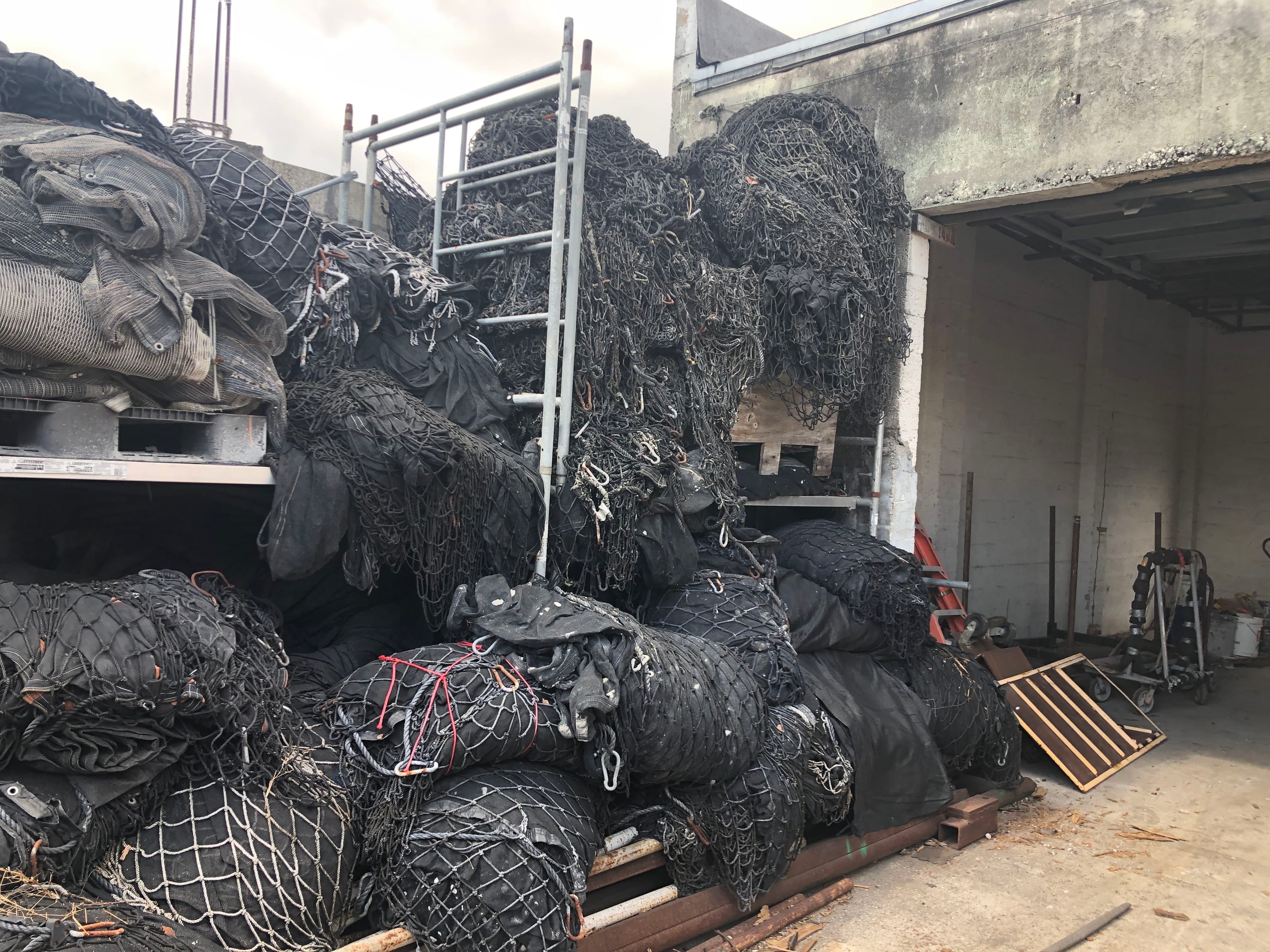 Outrigger netting systems 3