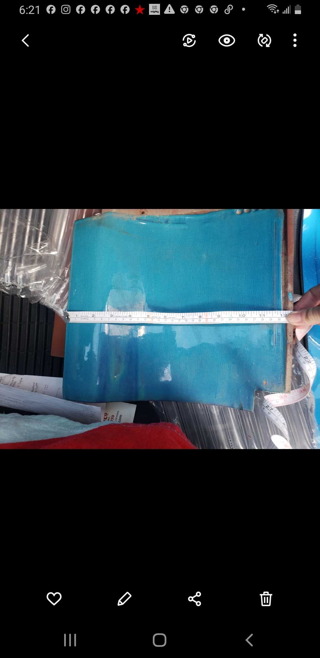 Clay roofing tiles Blue Glazed from Japan 4