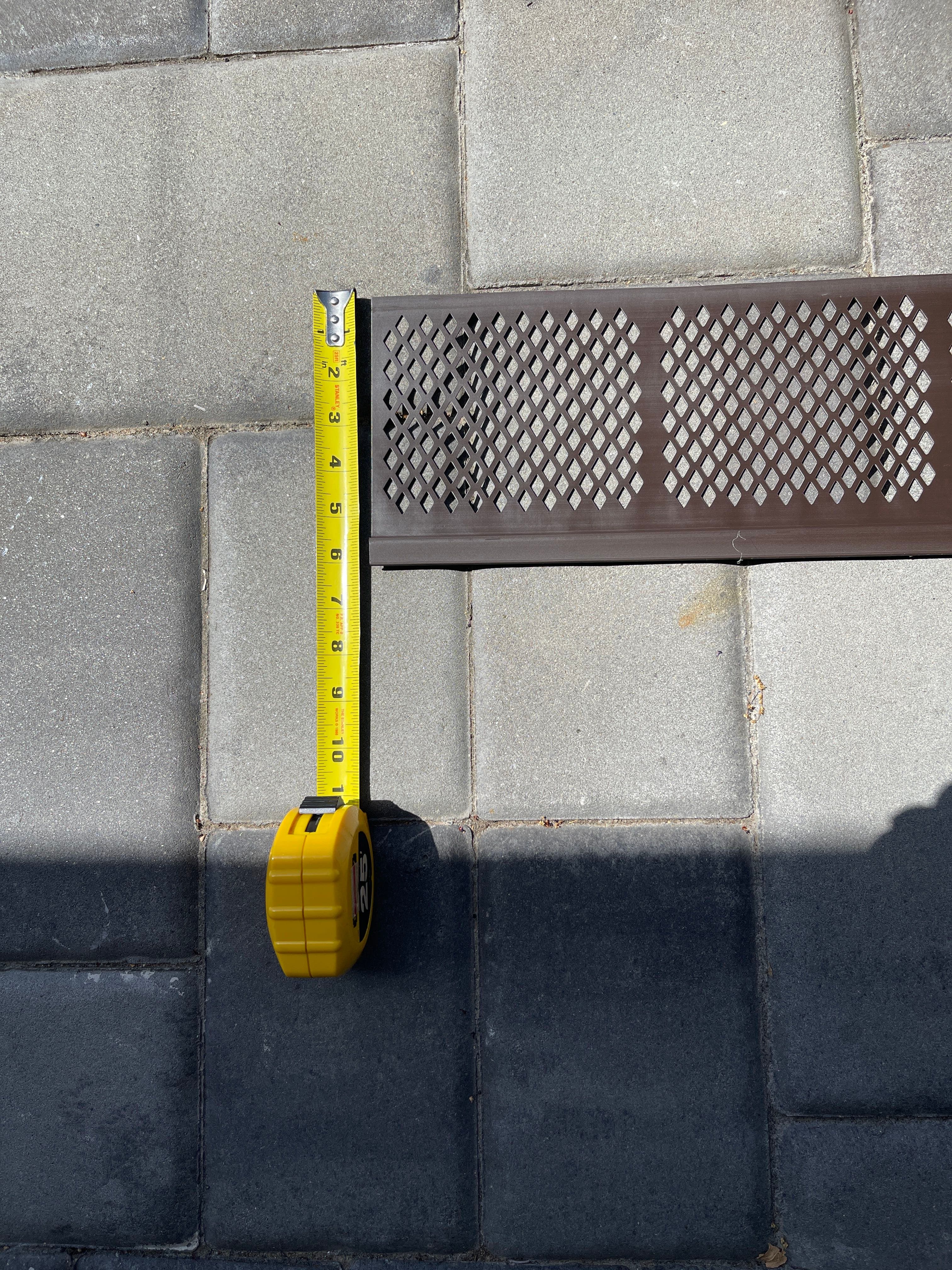 Amerimax Brown snap in gutter guard cover leaf filters 36"x6" 4