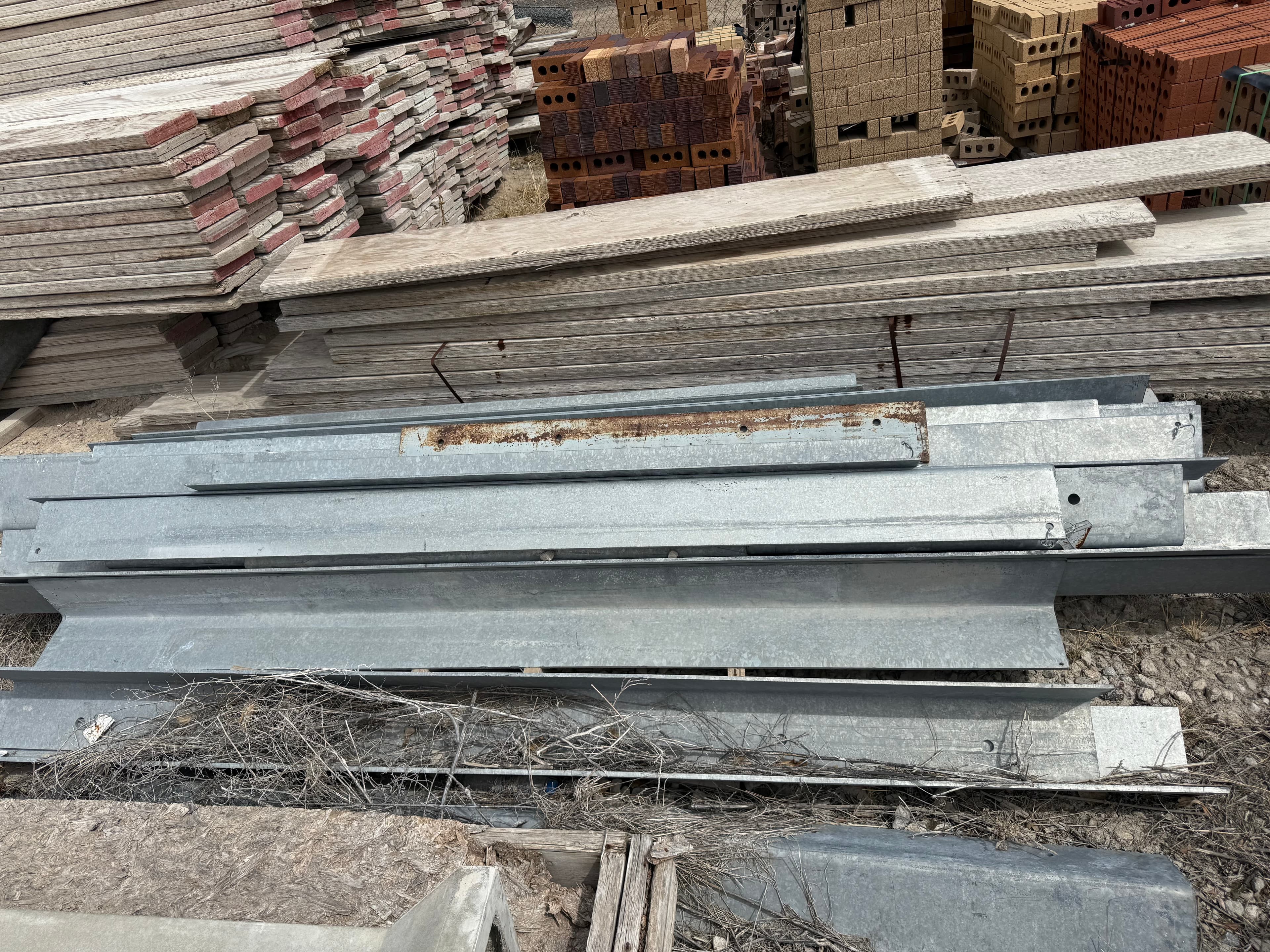 Galvanized Steel Angle Iron's (8' Or Bigger.)