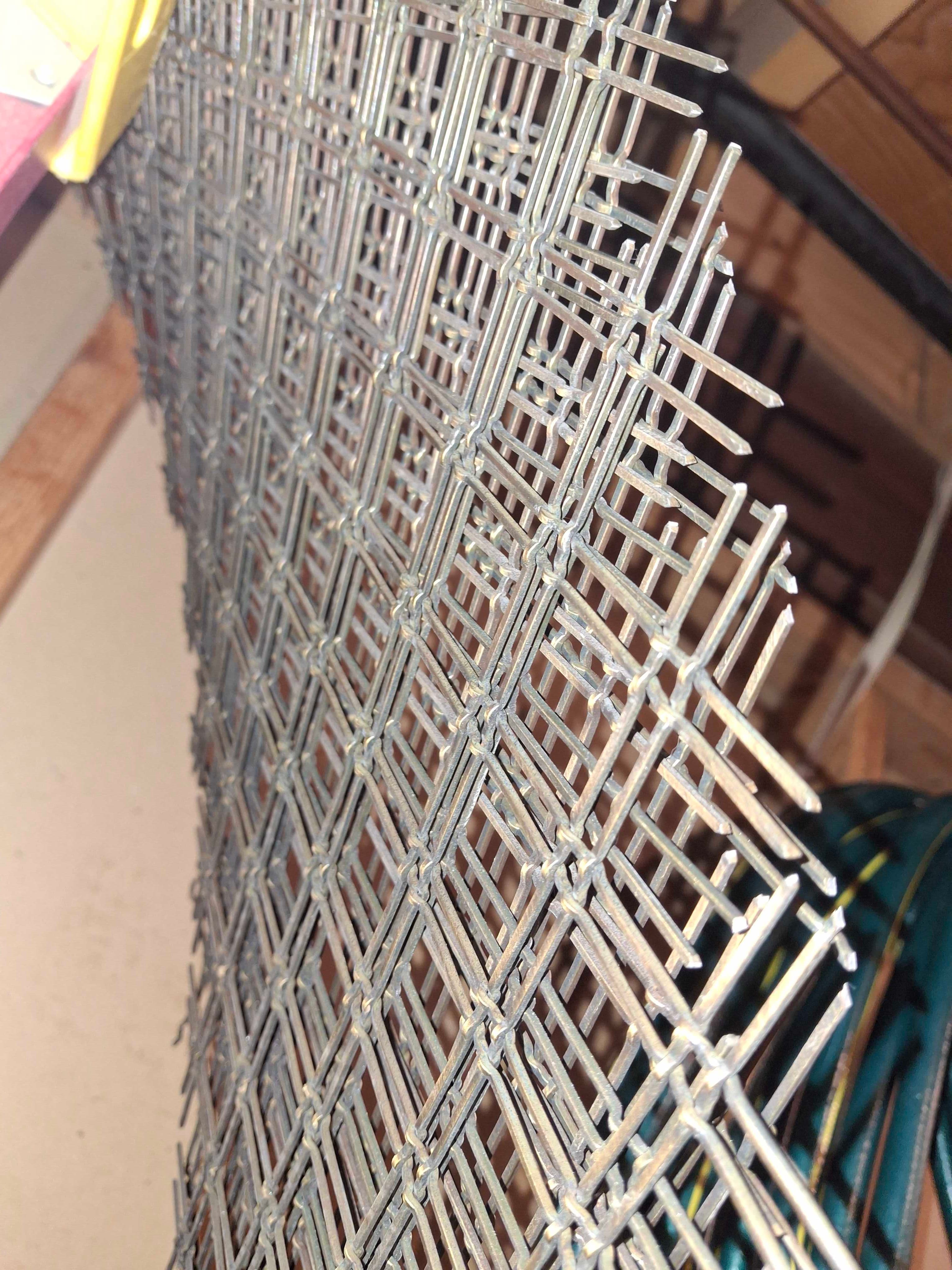 Antique Brass Wire Mesh Panels 3