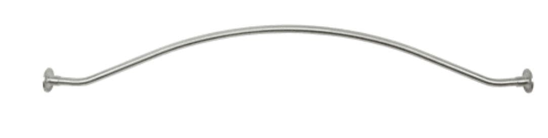 Pamex 60 Inch Long Curved Shower Curtain Rod