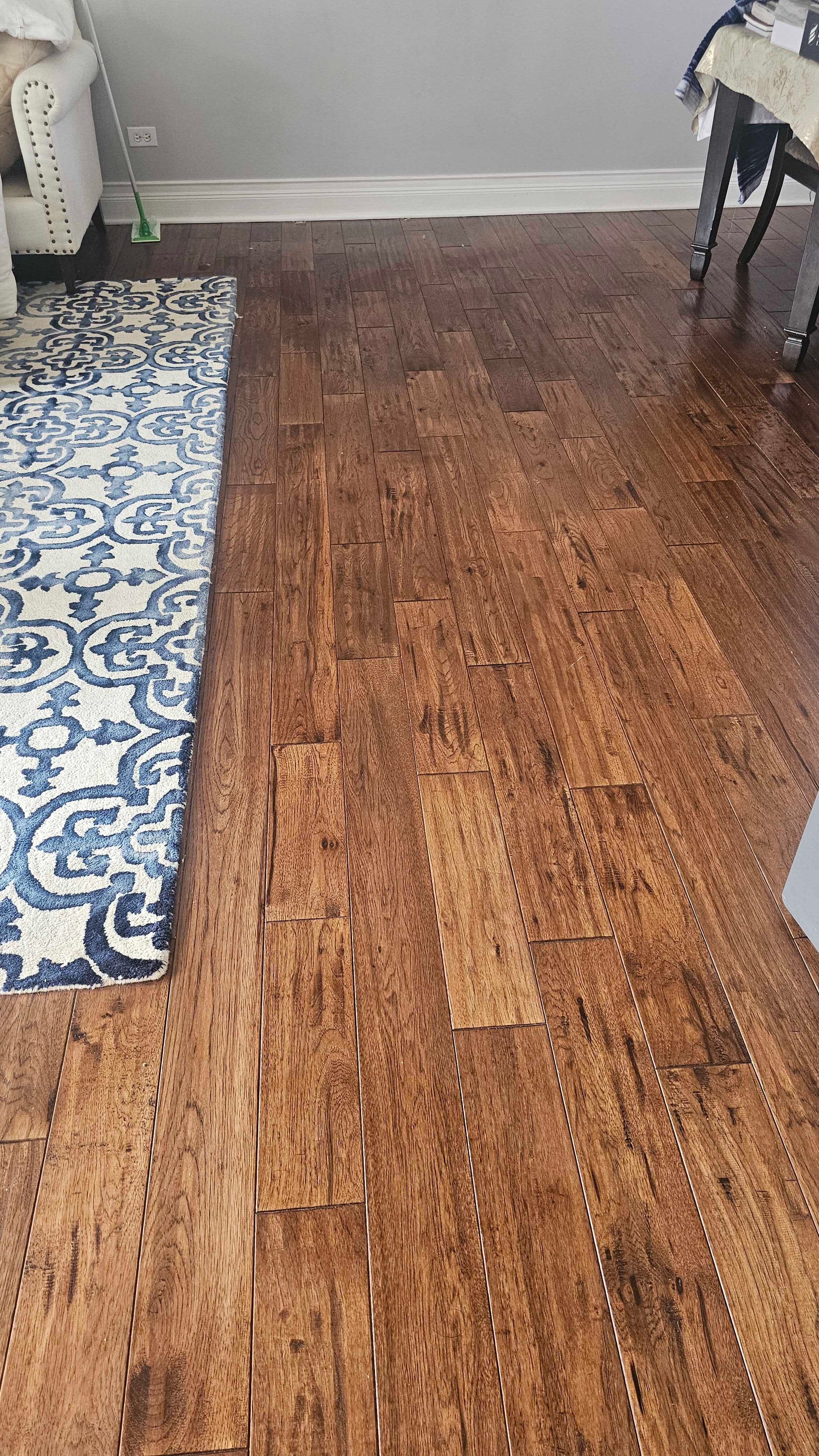 Timber Harvest Hand Scraped Hickory Chestnut Sculpted 8