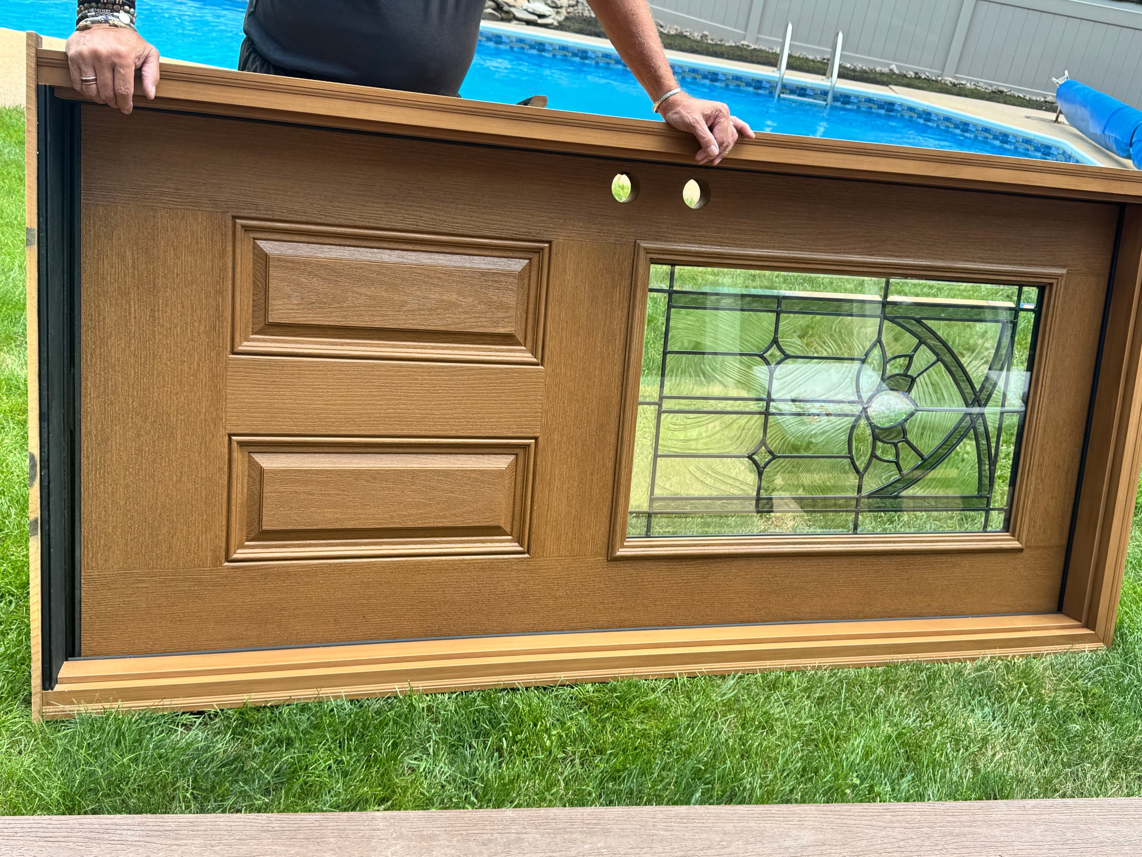 Brand new Jeld Wen decorative door 2