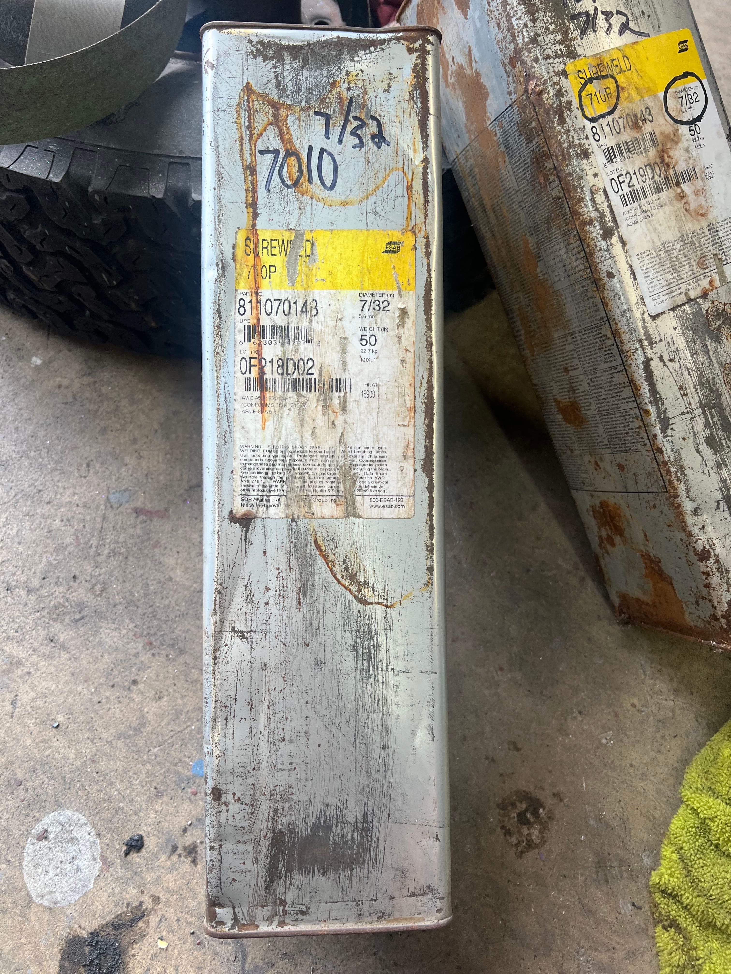 50lb Cans 7010 Welding Rod