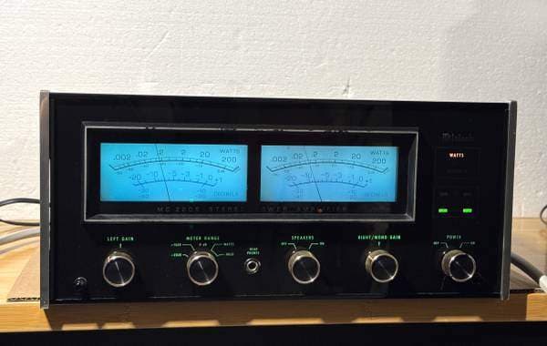 Restored McIntosh MC-2205 Hi-Fi Classic Stereo Power Amplifier 200W 5