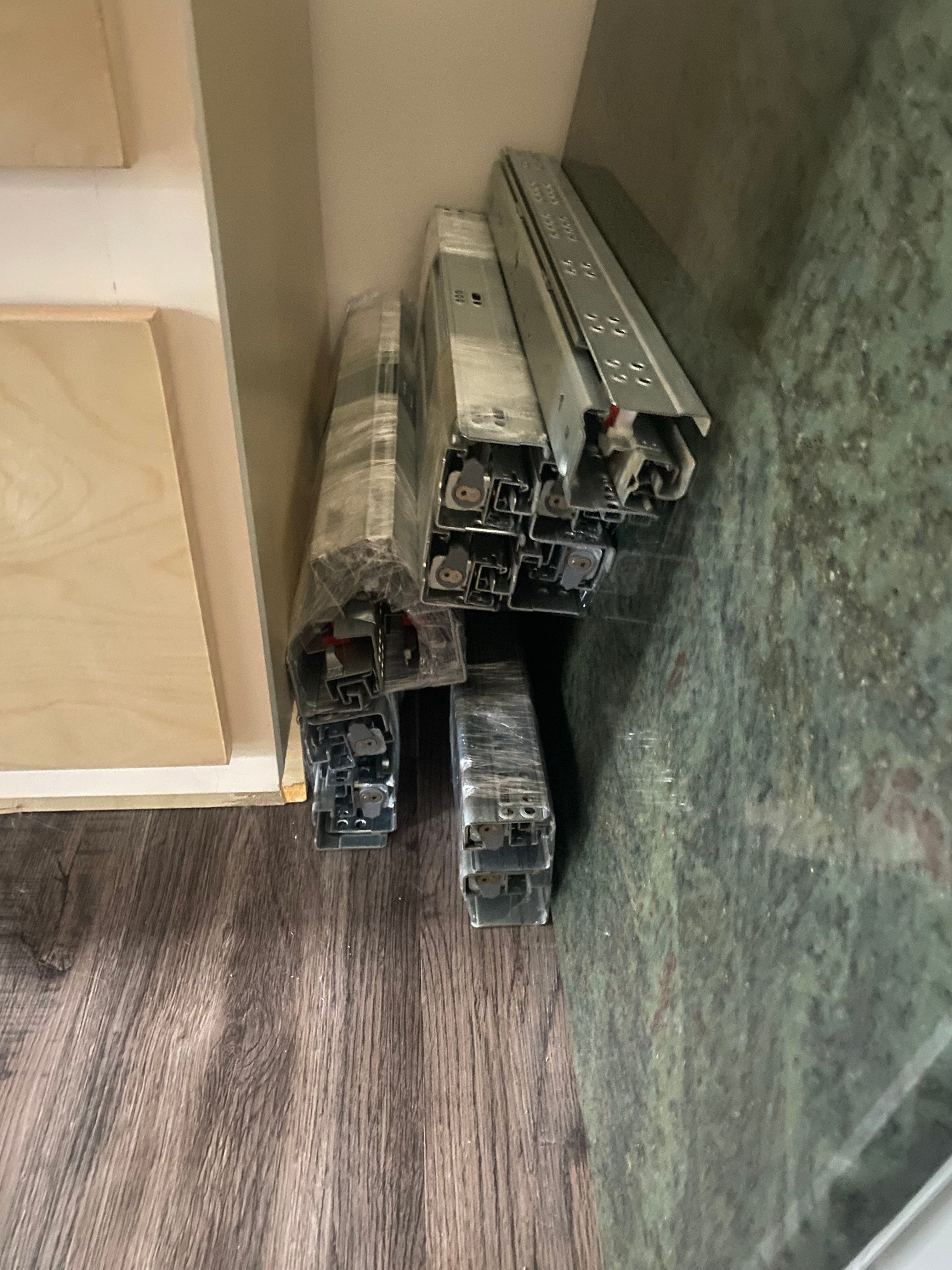 Blum undermount slides for cabinetry. 2