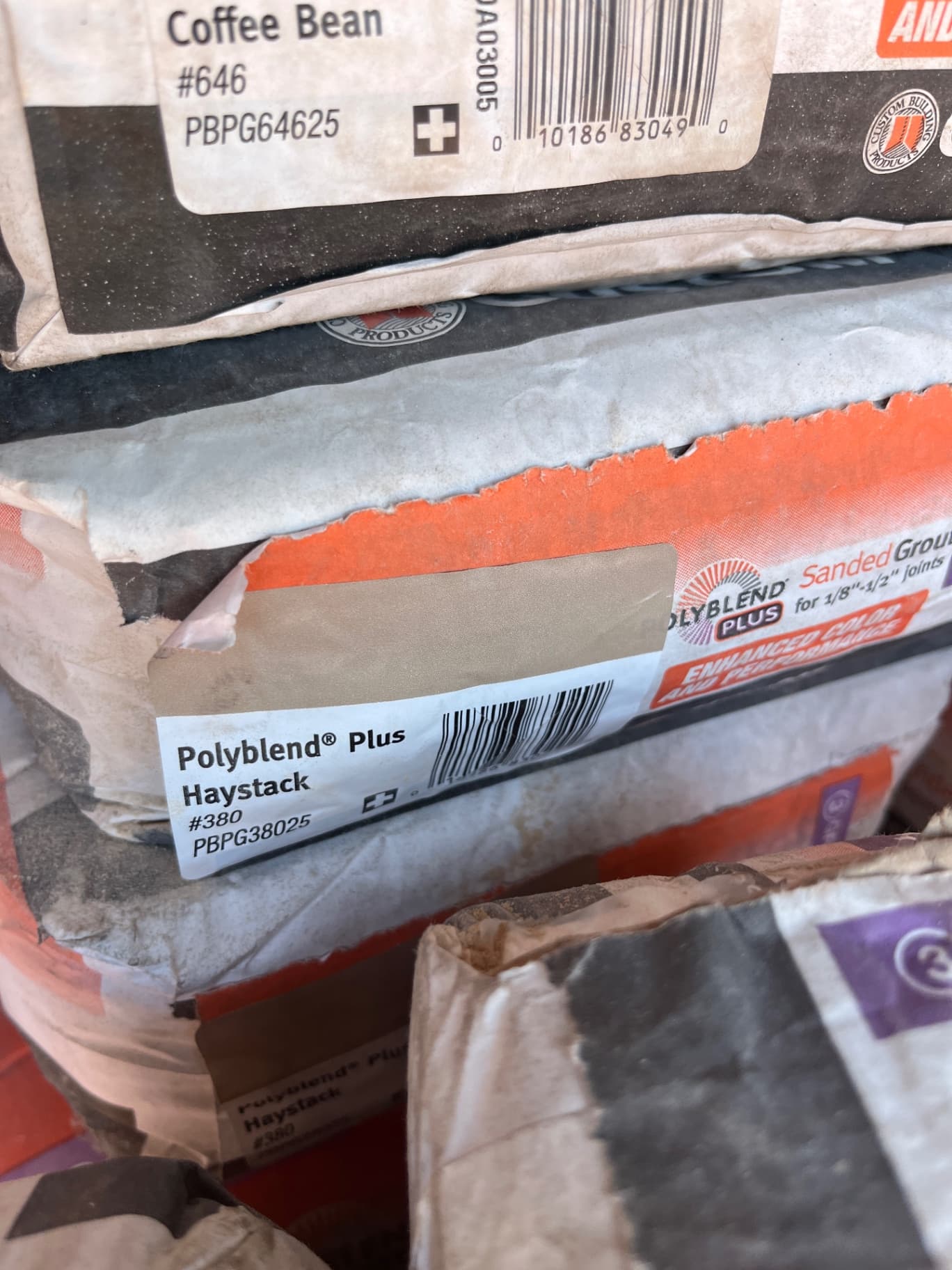 Polyblend Plus Grout 25lb bags 4