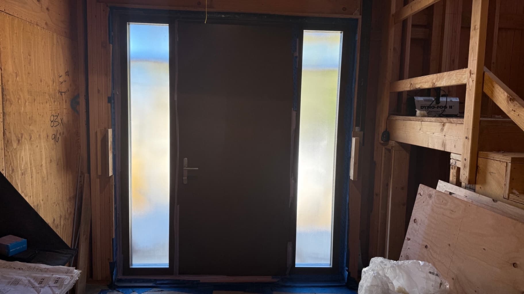 Zola Contemporary, triple pane, Thermo Clad Front Entry, Oak Interior 2