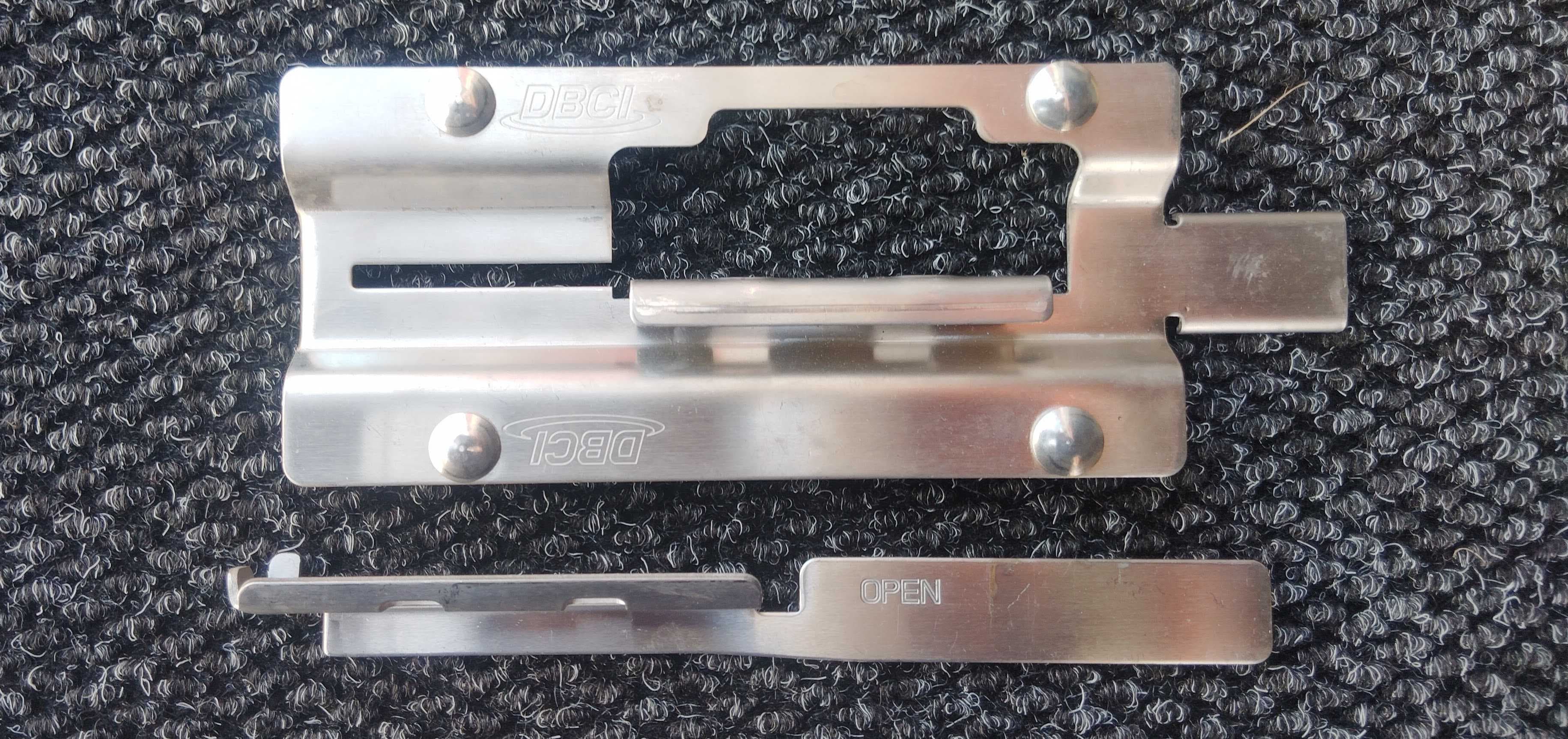 DCBI 4'x8' metal roll up door, comes with latch and handles, side tracks also available 4