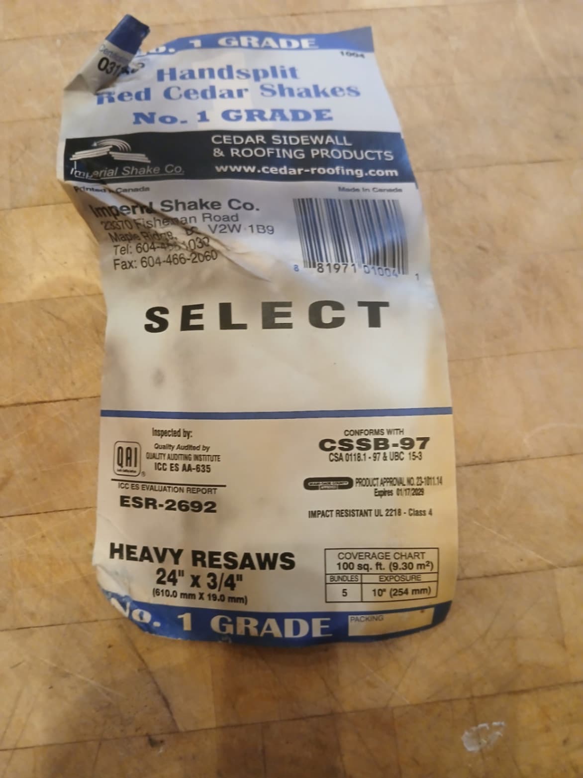 Heavy Cedar Shakes 100 Bundles 2