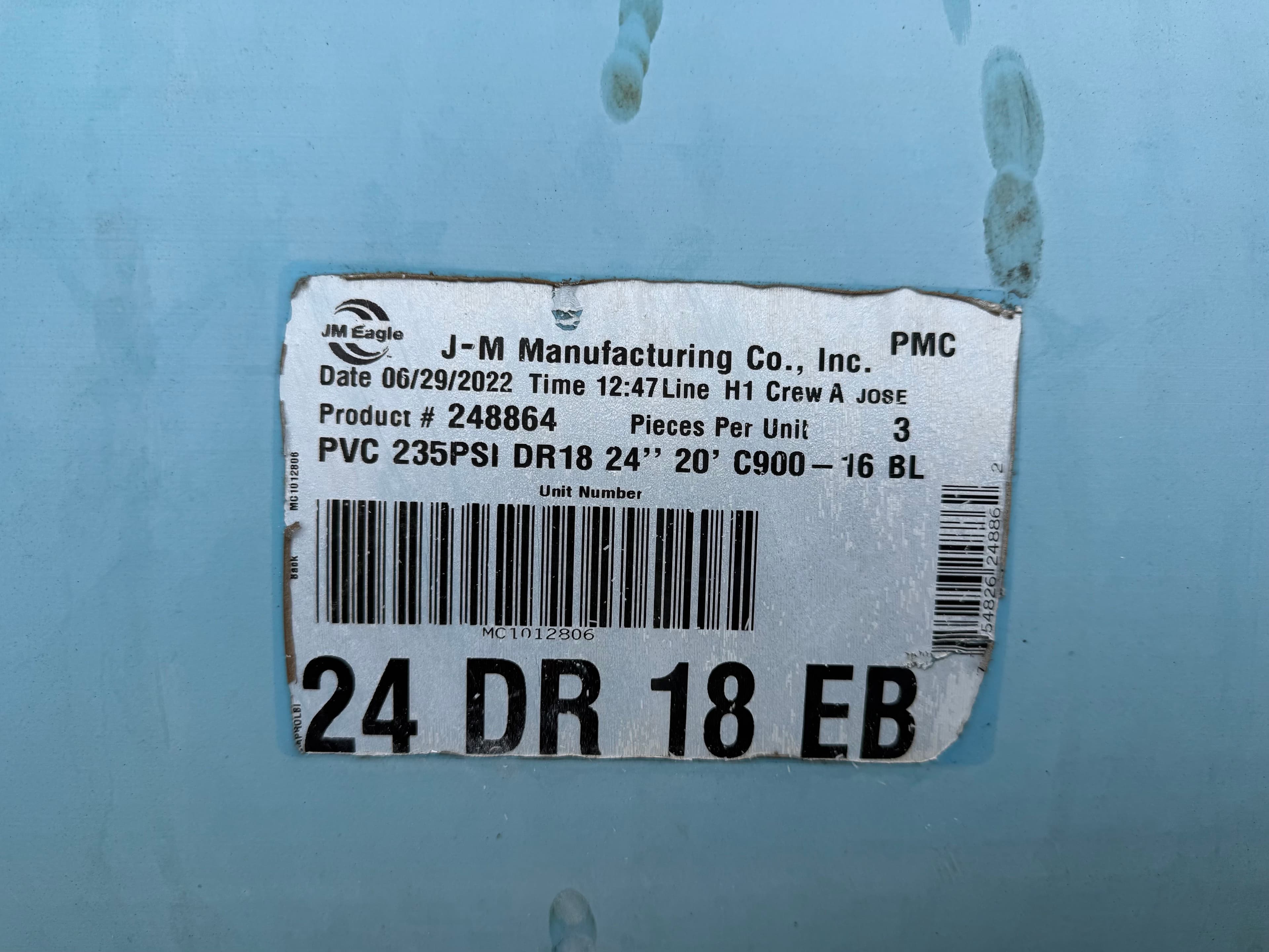 New DR18PVC