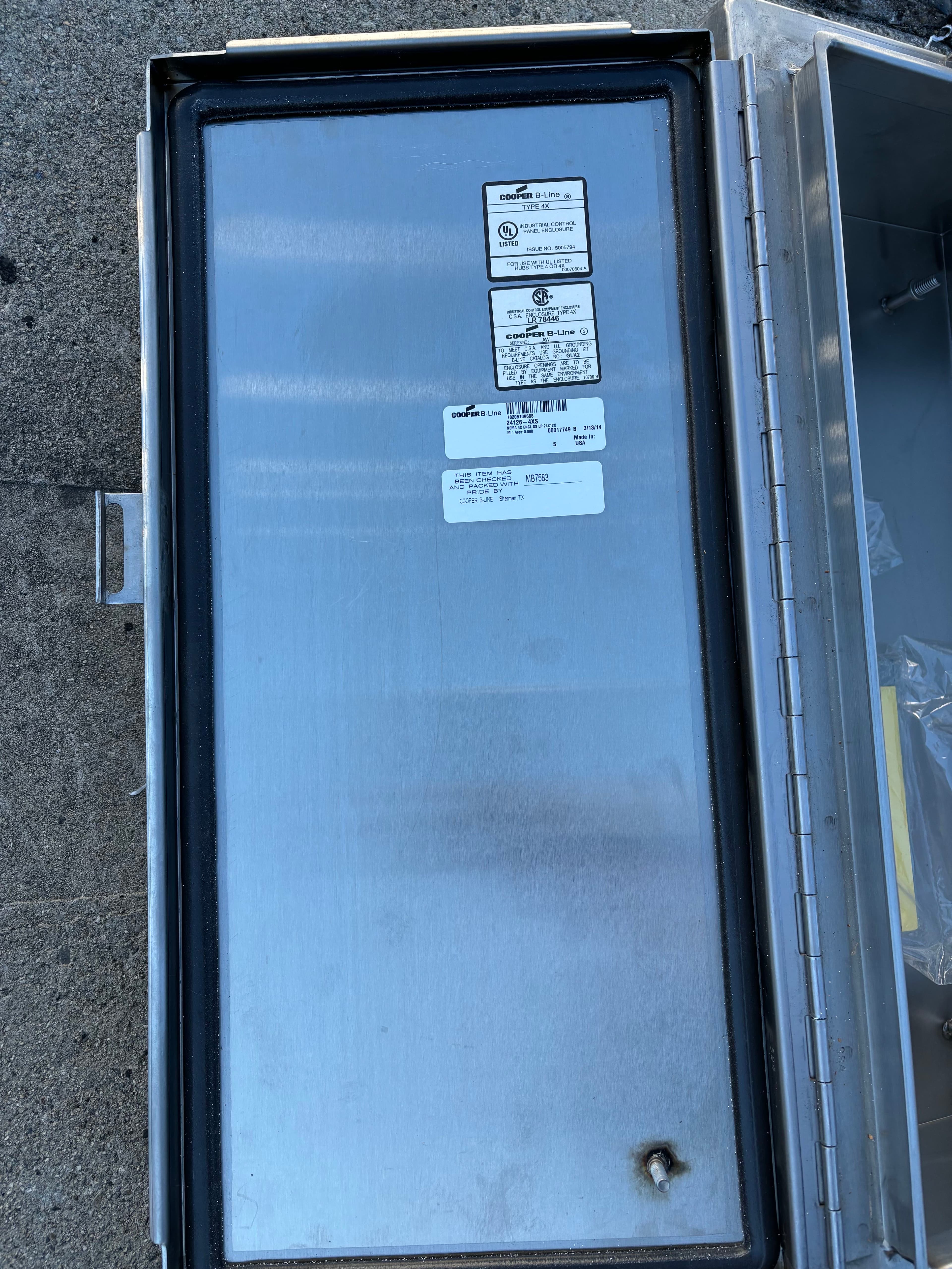 B-LINE 24126-4XS TYPE 4X STAINLESS 5