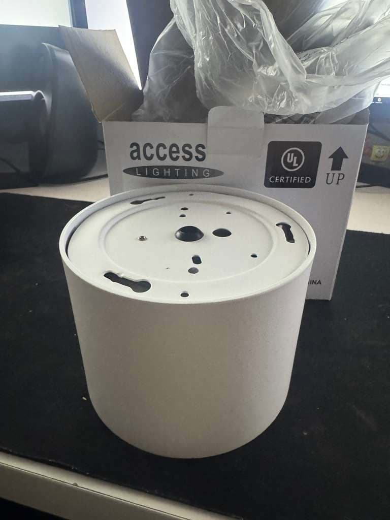 Access Lighting Reel 5" Wide LED Flush Mount Drum Ceiling Fixture- 3000K 4