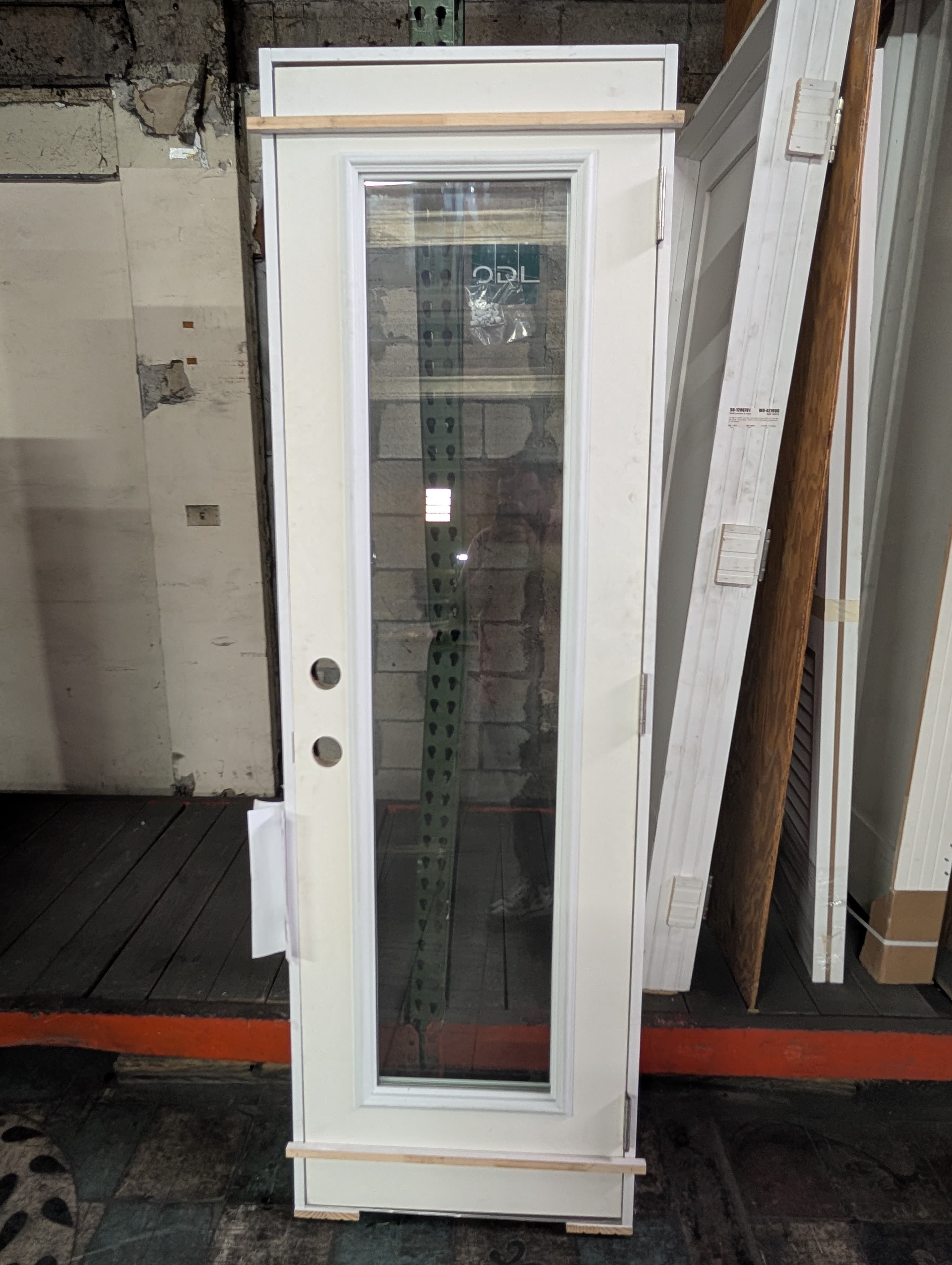 BRAND NEW 24" x 80" (2'-0" x 6'-8") SMOOTH FIBERGLASS DOOR 7