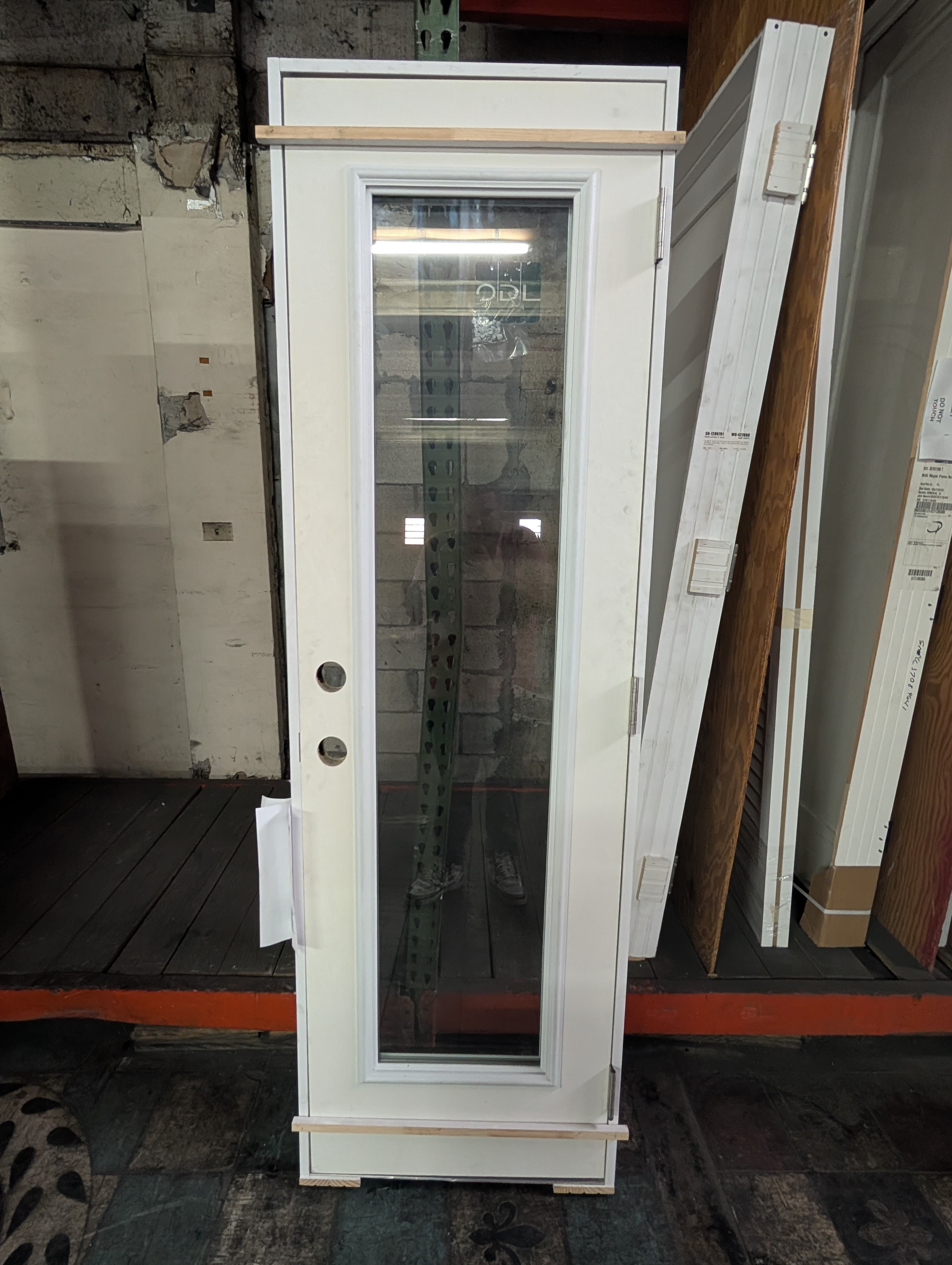 BRAND NEW 24" x 80" (2'-0" x 6'-8") SMOOTH FIBERGLASS DOOR 8
