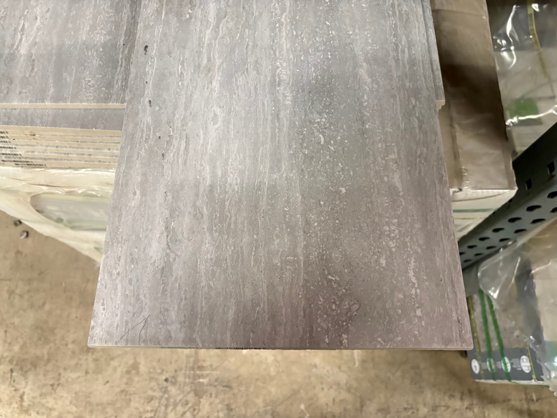 $0.79/per sqft - Leonia Silver - Porcelain Tile, 12 X 24 , 16 sq ft per box 5