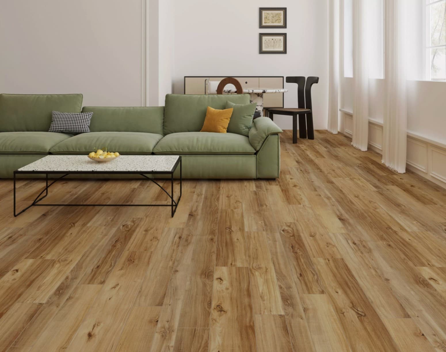 leftover wood from flooring project
