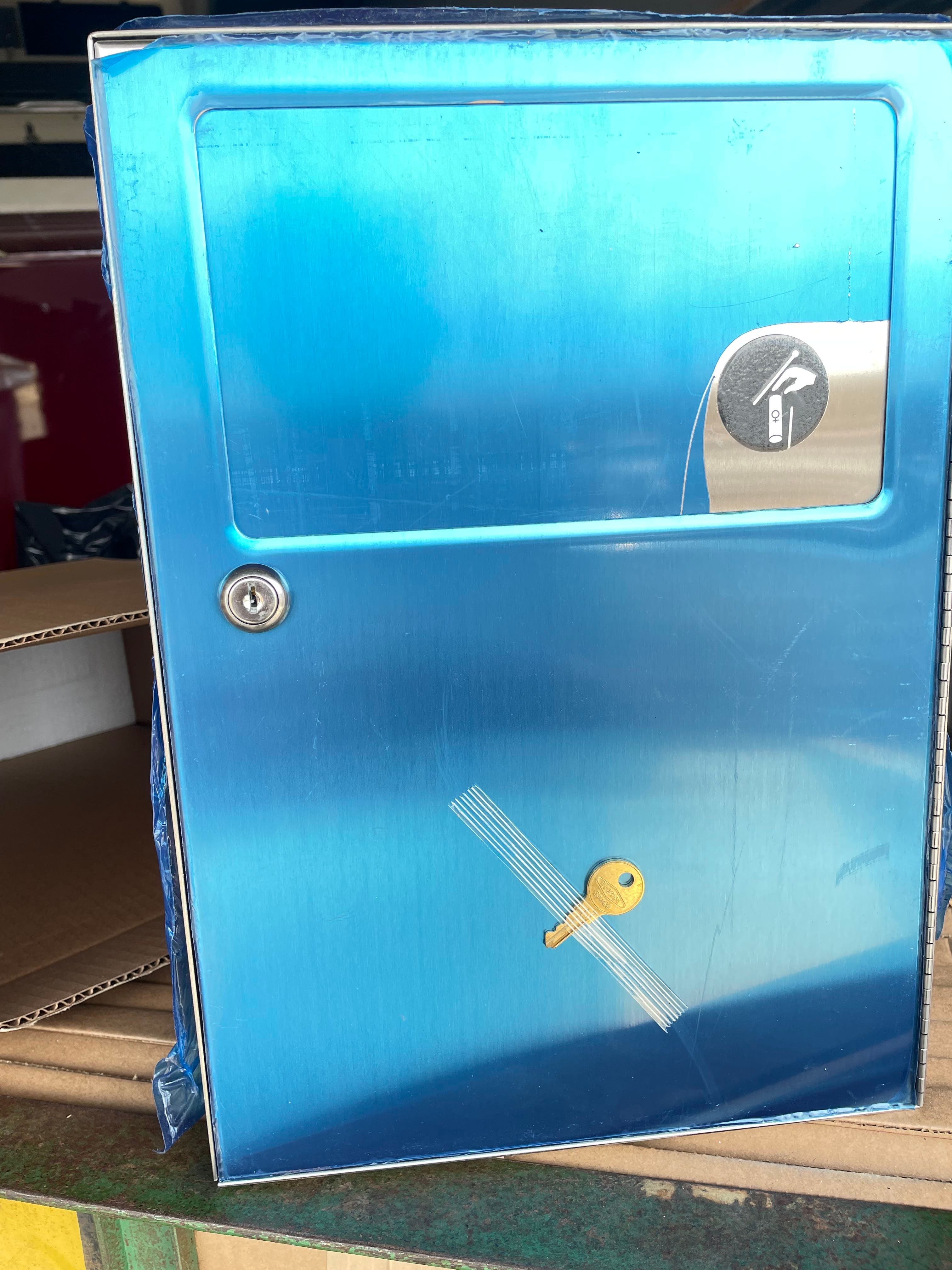 Commercial sanitary napkin containers description 2