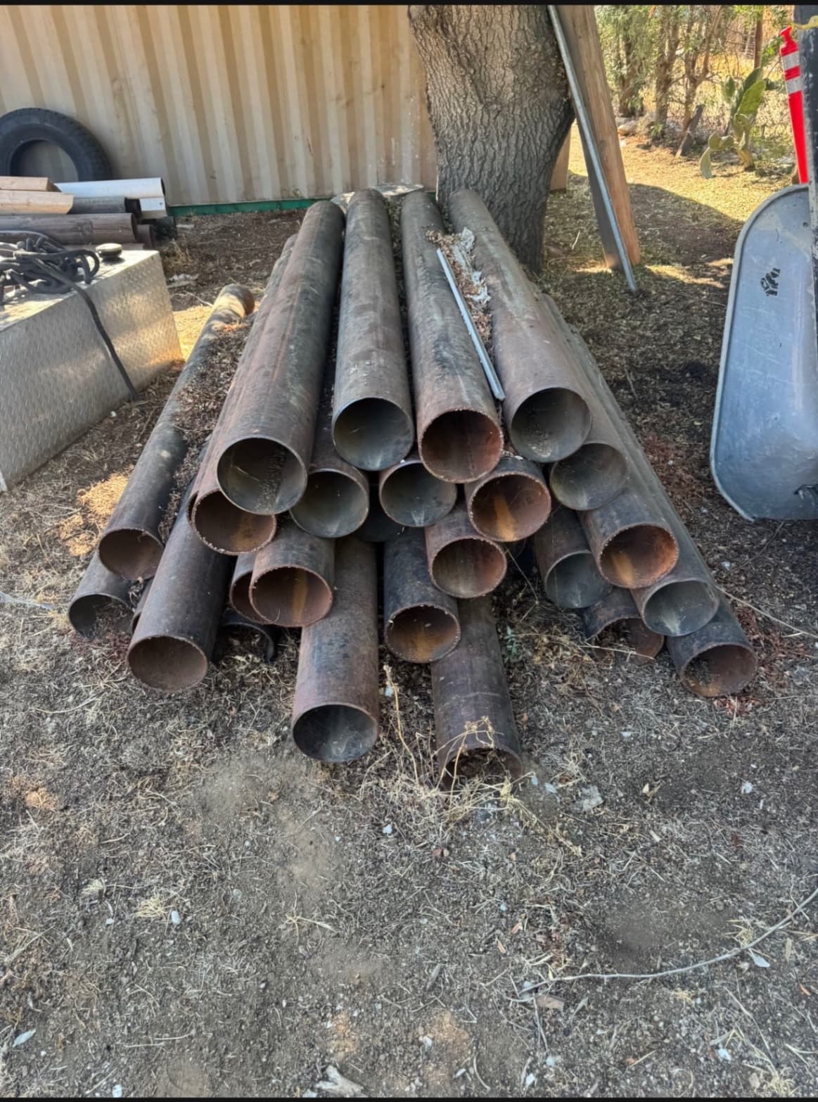 6, schedule 40 steel bollards 3