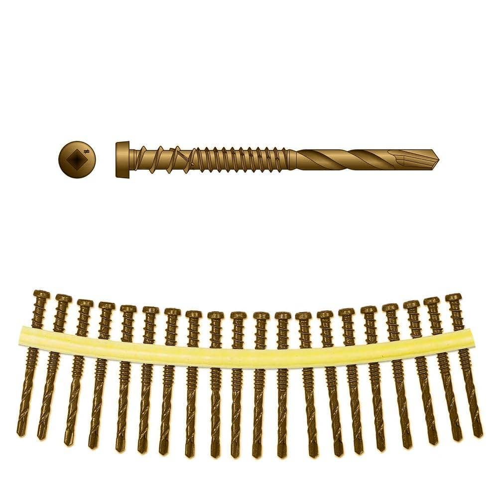 Grip-Tite #10 x 2-3/8" Self-Drilling Screws (DCSD238SBR01) – 5000 Count Bulk Lot