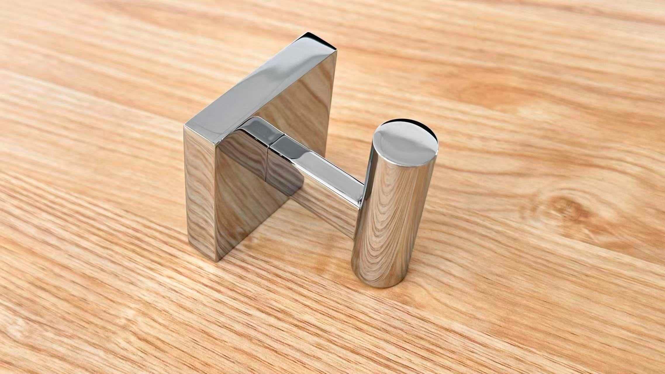 Towel hooks, toilet paper holder and shower rods 4