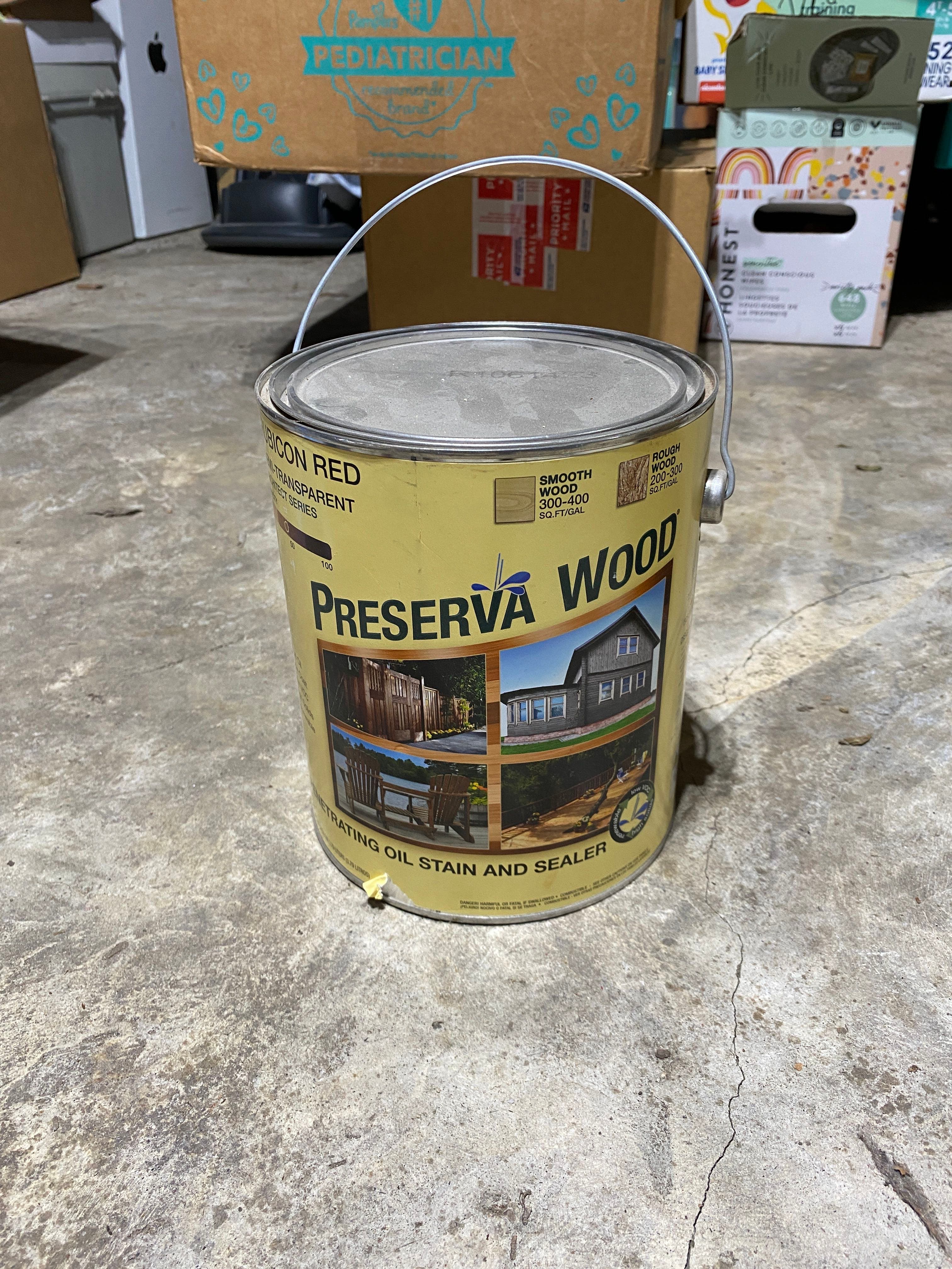 Preserva Wood rubicon red, semi transparent 2