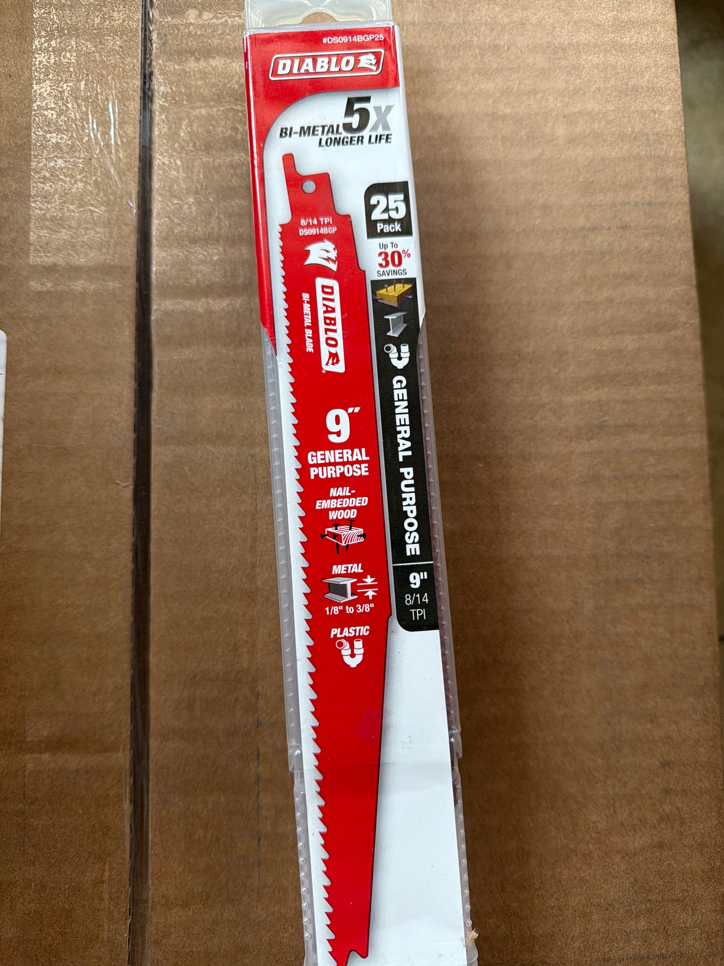 Demolition sawzall blades