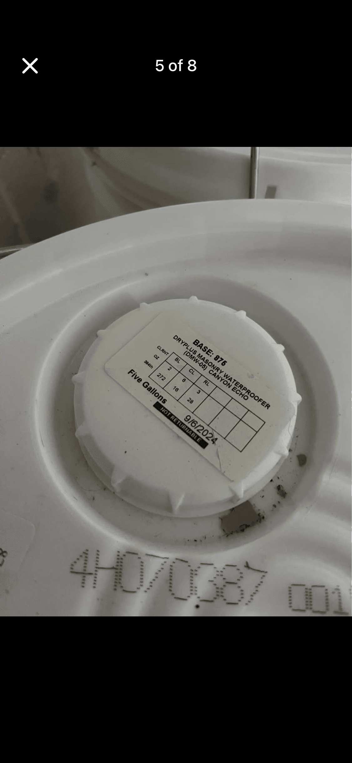 BEHR PREMIUM 5 gal. #DMW-05 Canyon Echo Flat Interior/Exterior Dry Plus Basement Masonry Waterproofer 3