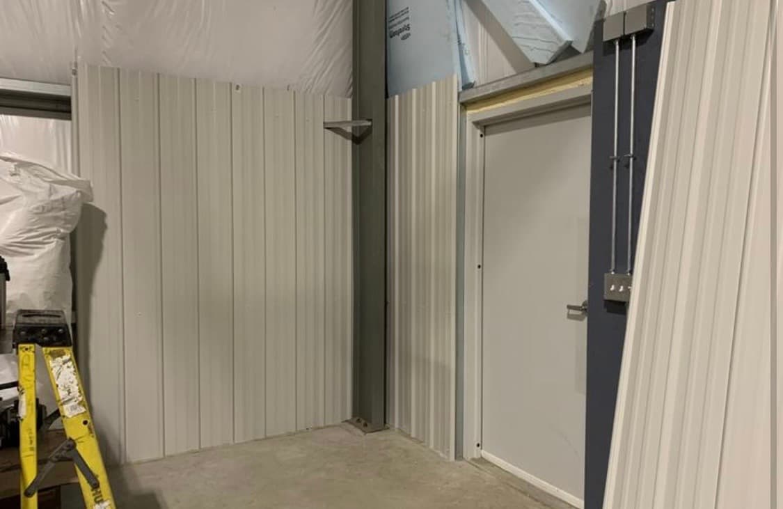 Ribbed 3/4 in. x 3 ft. x 12 ft. 29-Gauge Galvanized Steel Roof/Wall Panel White 2