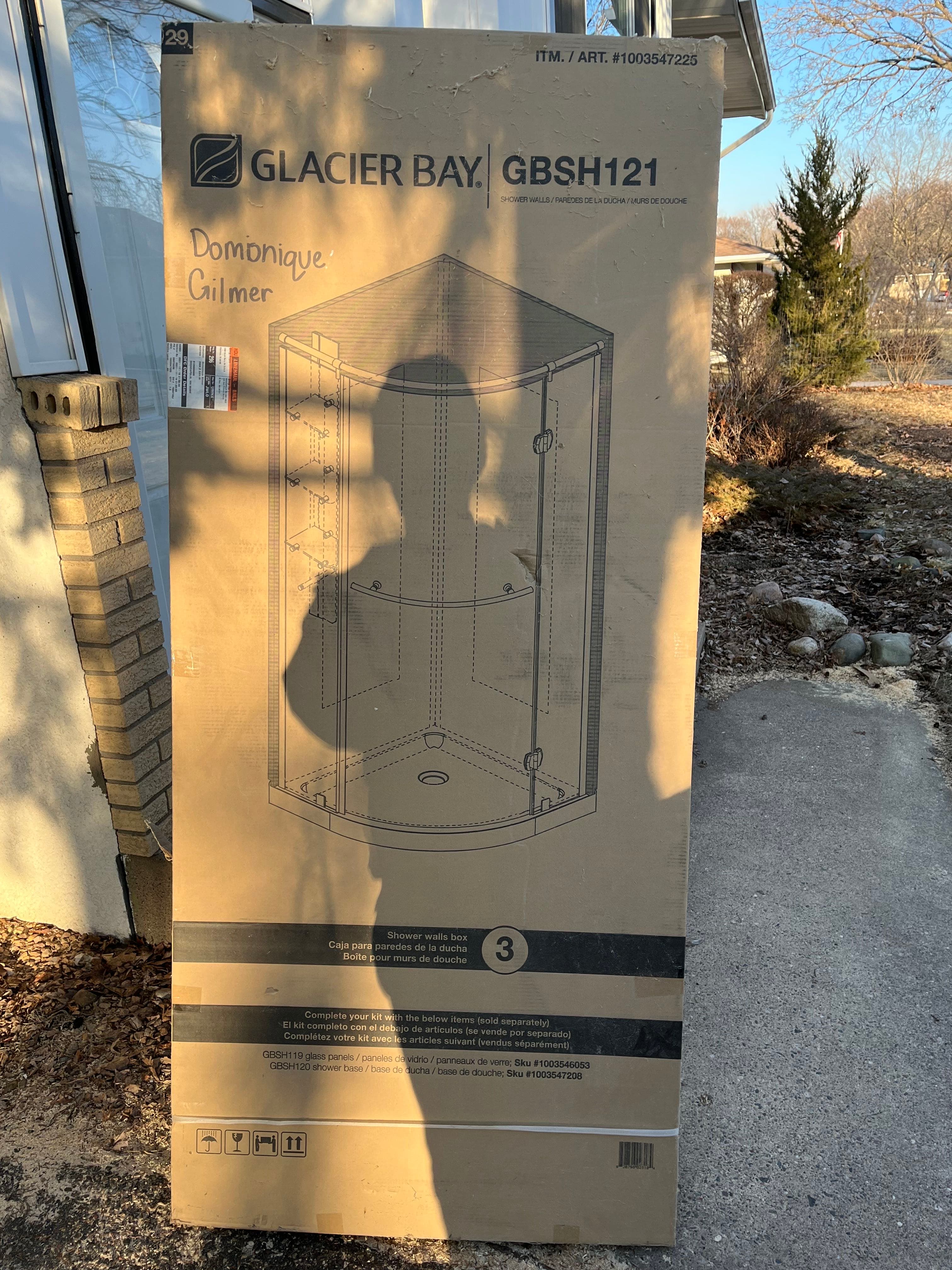 Glacier bay shower kit 3