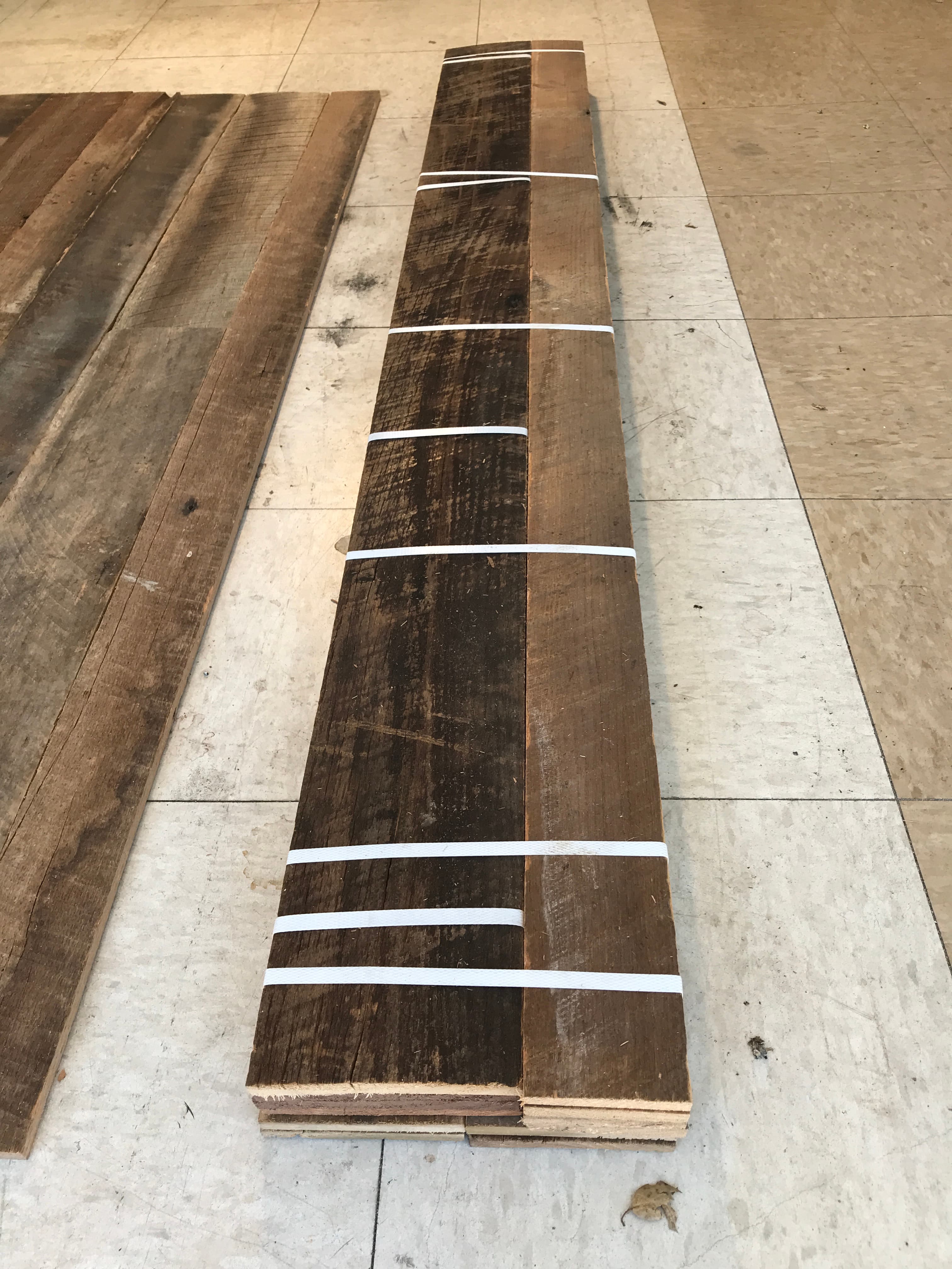 Reclaimed hardwood paneling 2