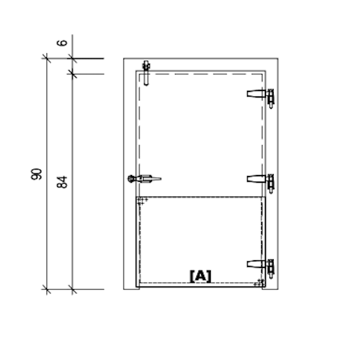 American Walk In Cooler Doors (6) 4070 Professional Cooler Doors (New in Crates) 3