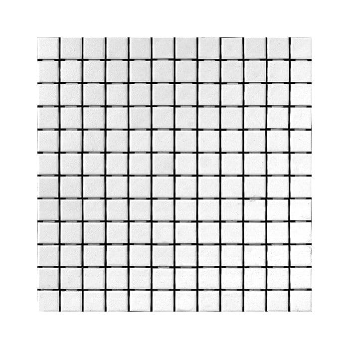 Olympia Quebec Pure White 1” × 1” Mosaic Tile