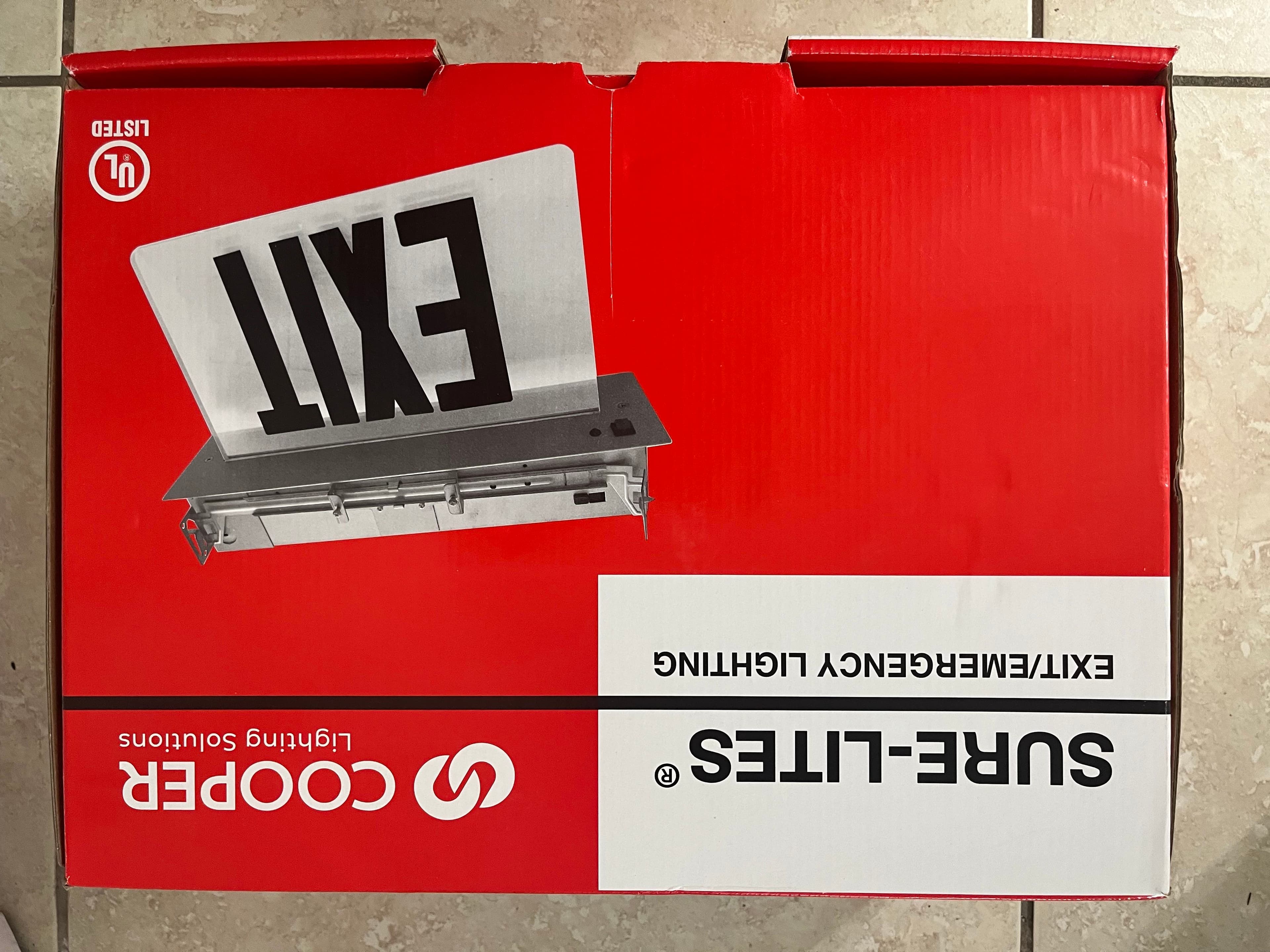 Exit sign 3