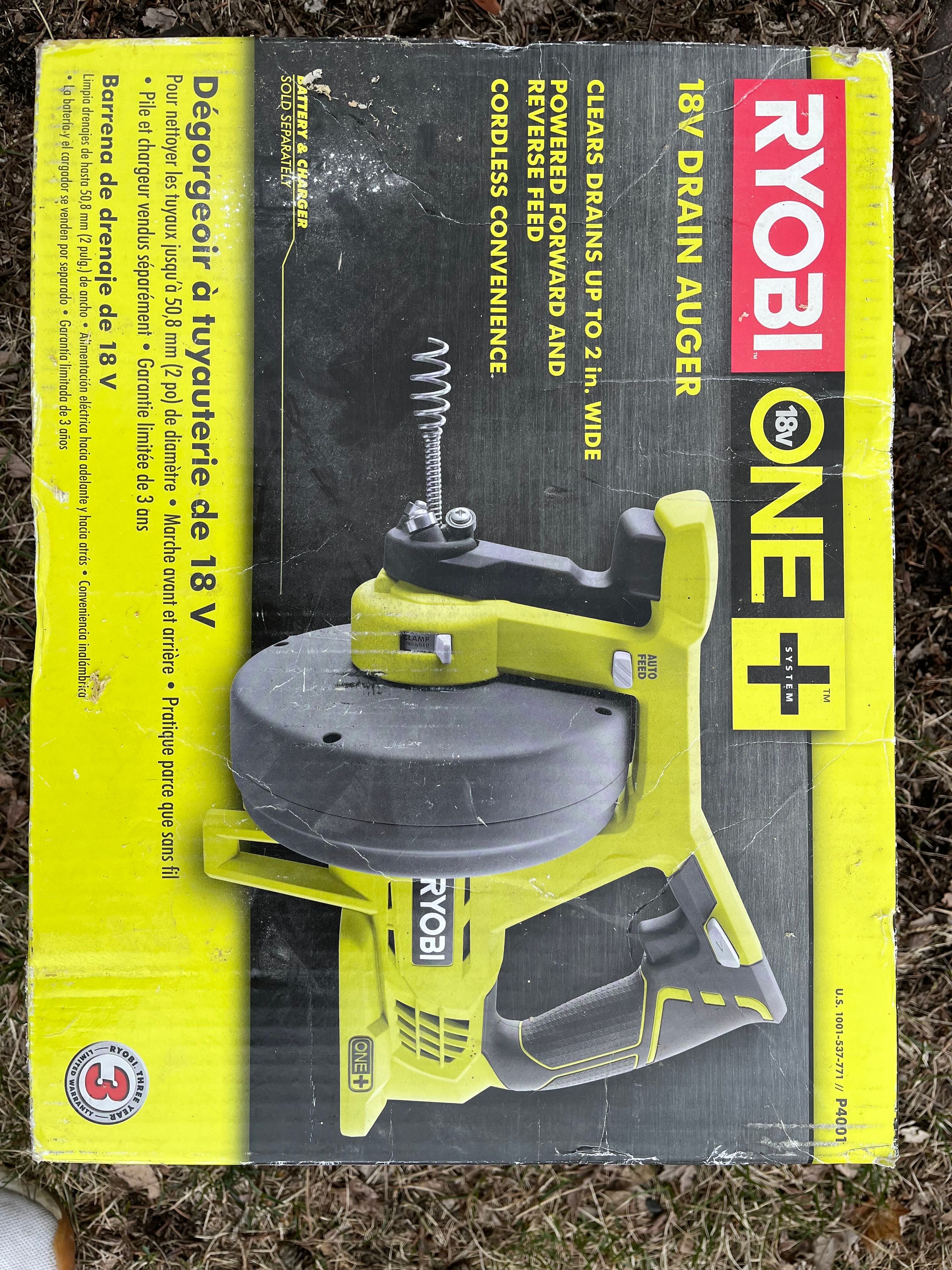 Ryobi Drain auger