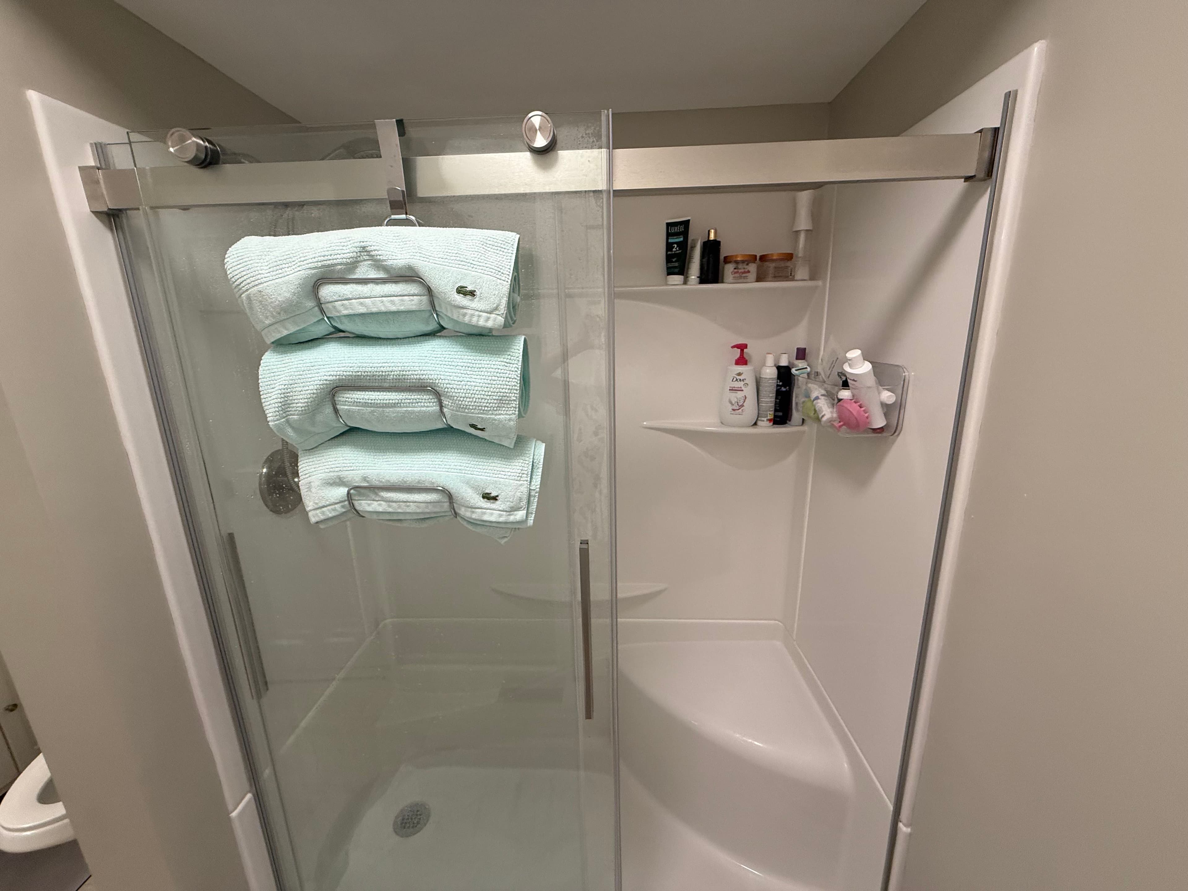 Shower panels, base, door