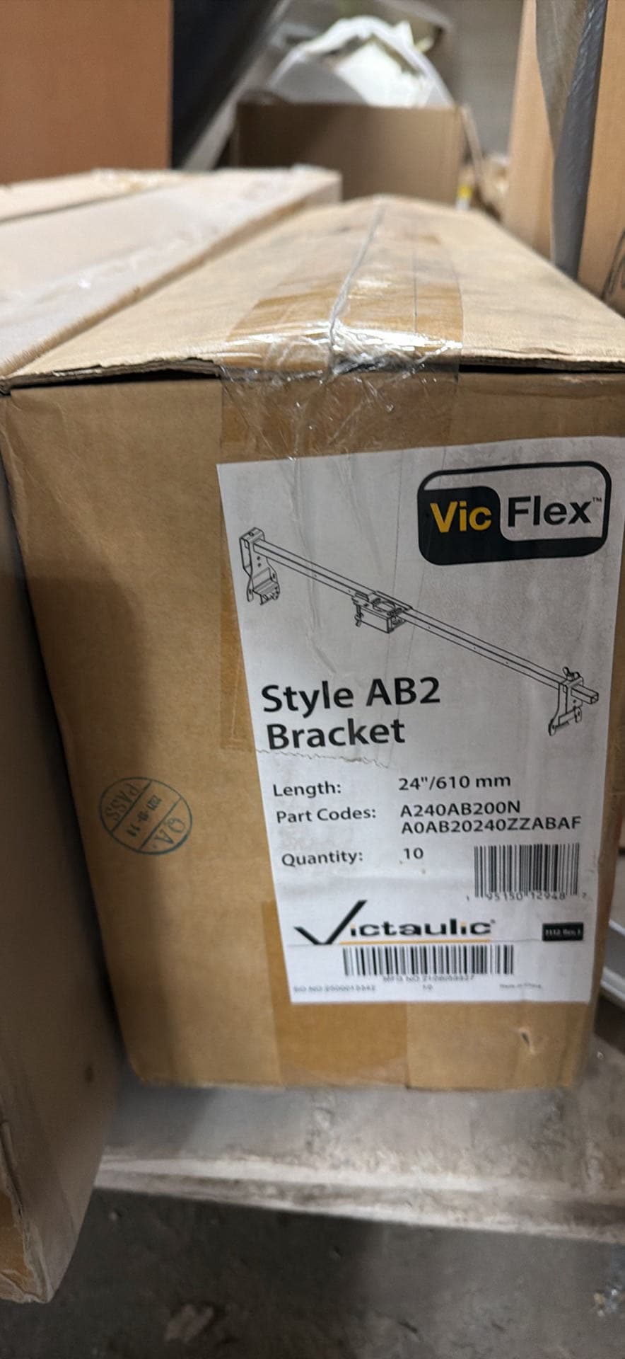 Victaulic Braided Hoses and Brackets 24” and 48” 3