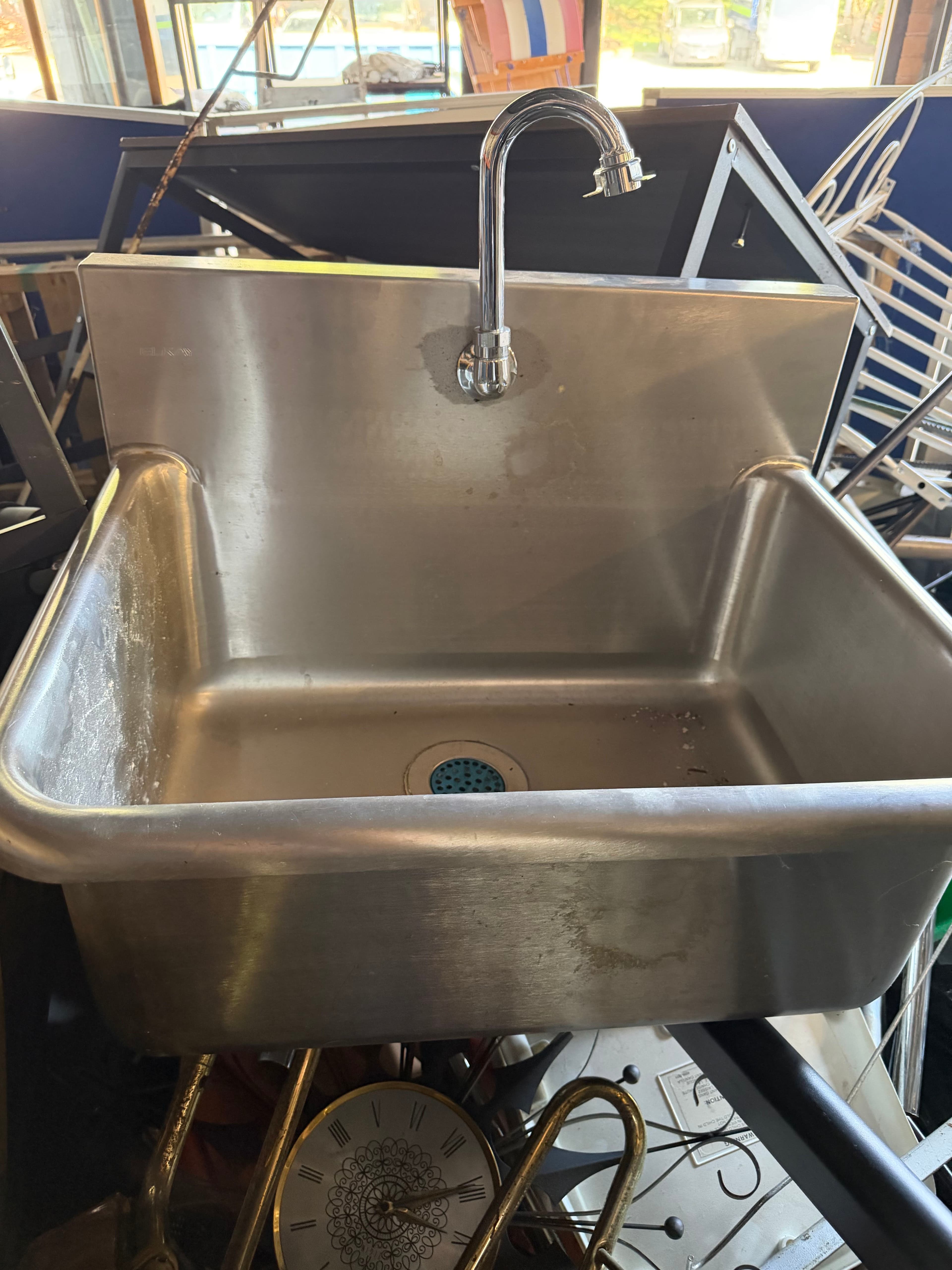 "Surplus Lot: (7) Brand New Elkay EWS25201 Commercial Wall-Mount Stainless Steel Scrub/Hand Wash Sinks. Never installed. Perfect for medical, laboratory, or commercial kitchen builds. Retails for $1,960+ each. Asking $1,200 each or $7,500 for the complete lot of 7. Buyer handles freight or local pickup." 5