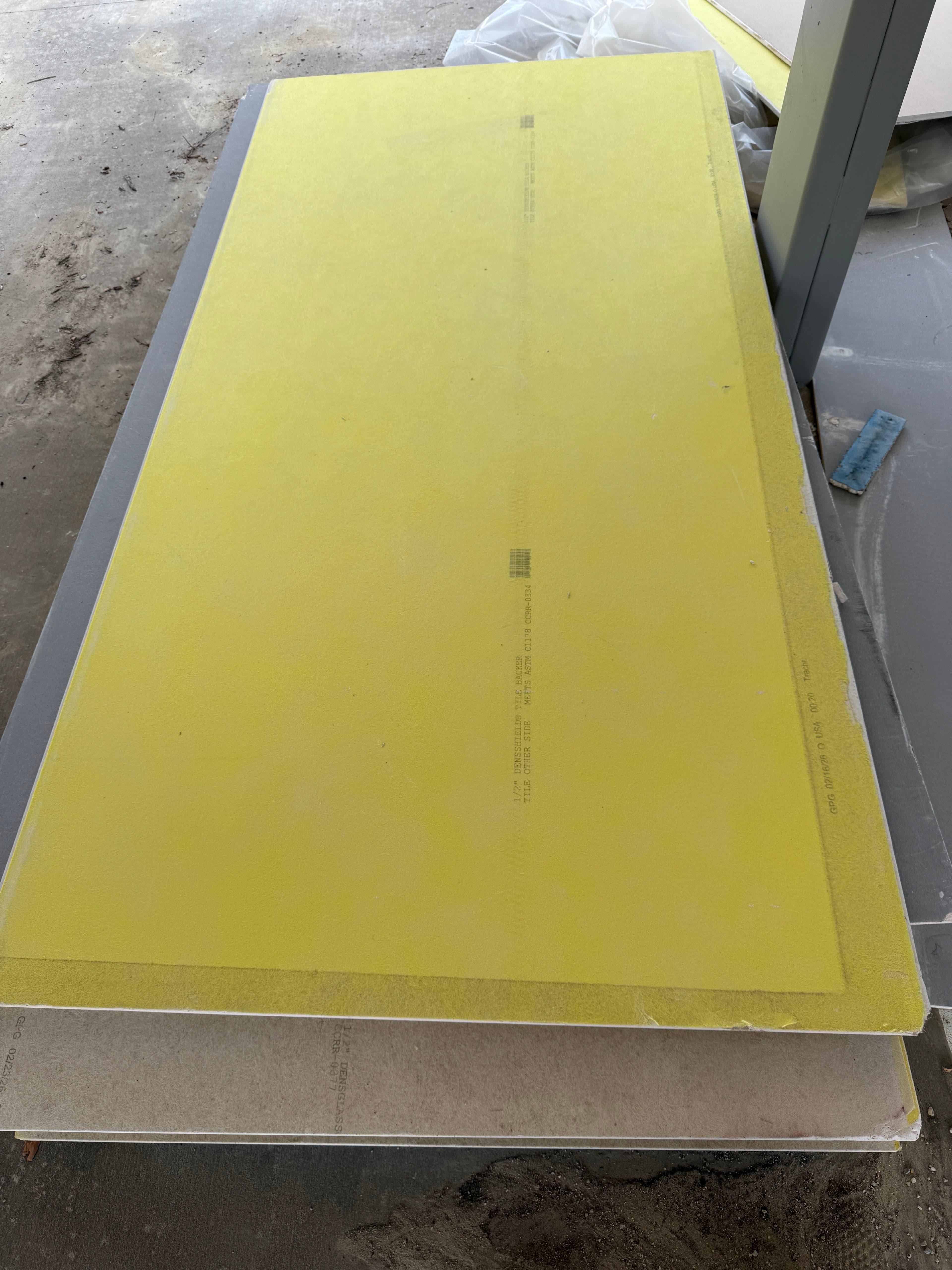 Dry wall and tile backer 2