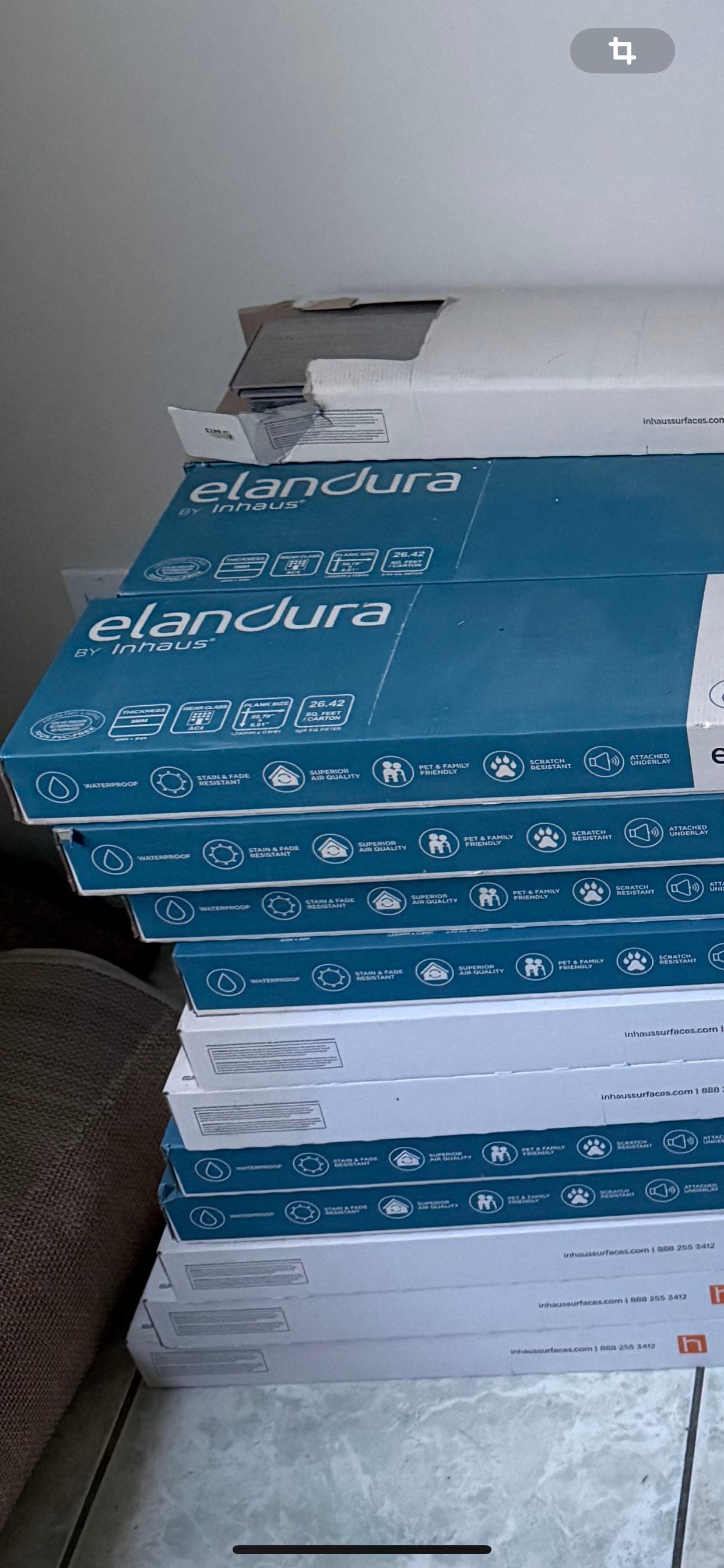 Waterproof Flooring Elandura (Inhaus) - 36 boxes / 951 sq ft - MOVING SALE ( Eko product ) 3