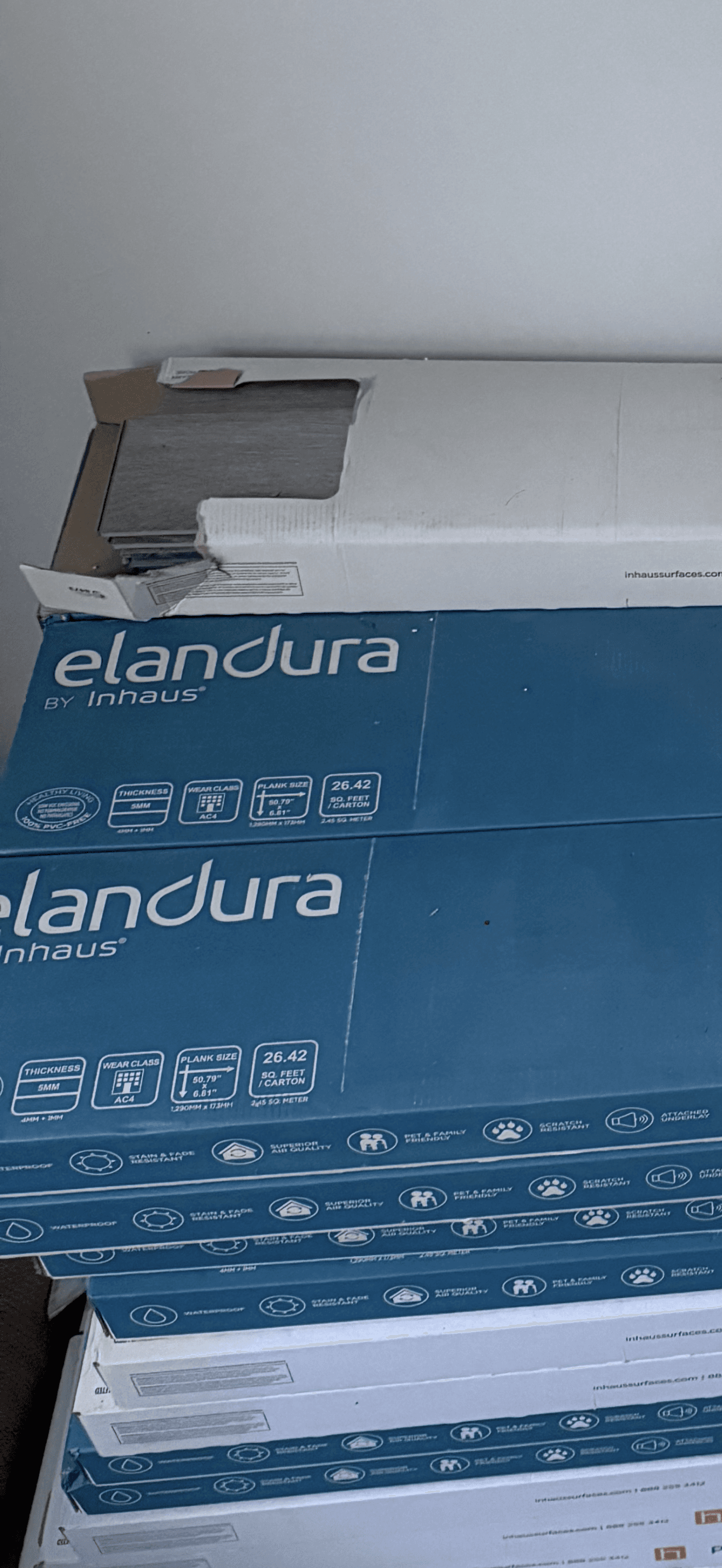 Waterproof Flooring Elandura (Inhaus) - 36 boxes / 951 sq ft - MOVING SALE ( Eko product ) 8