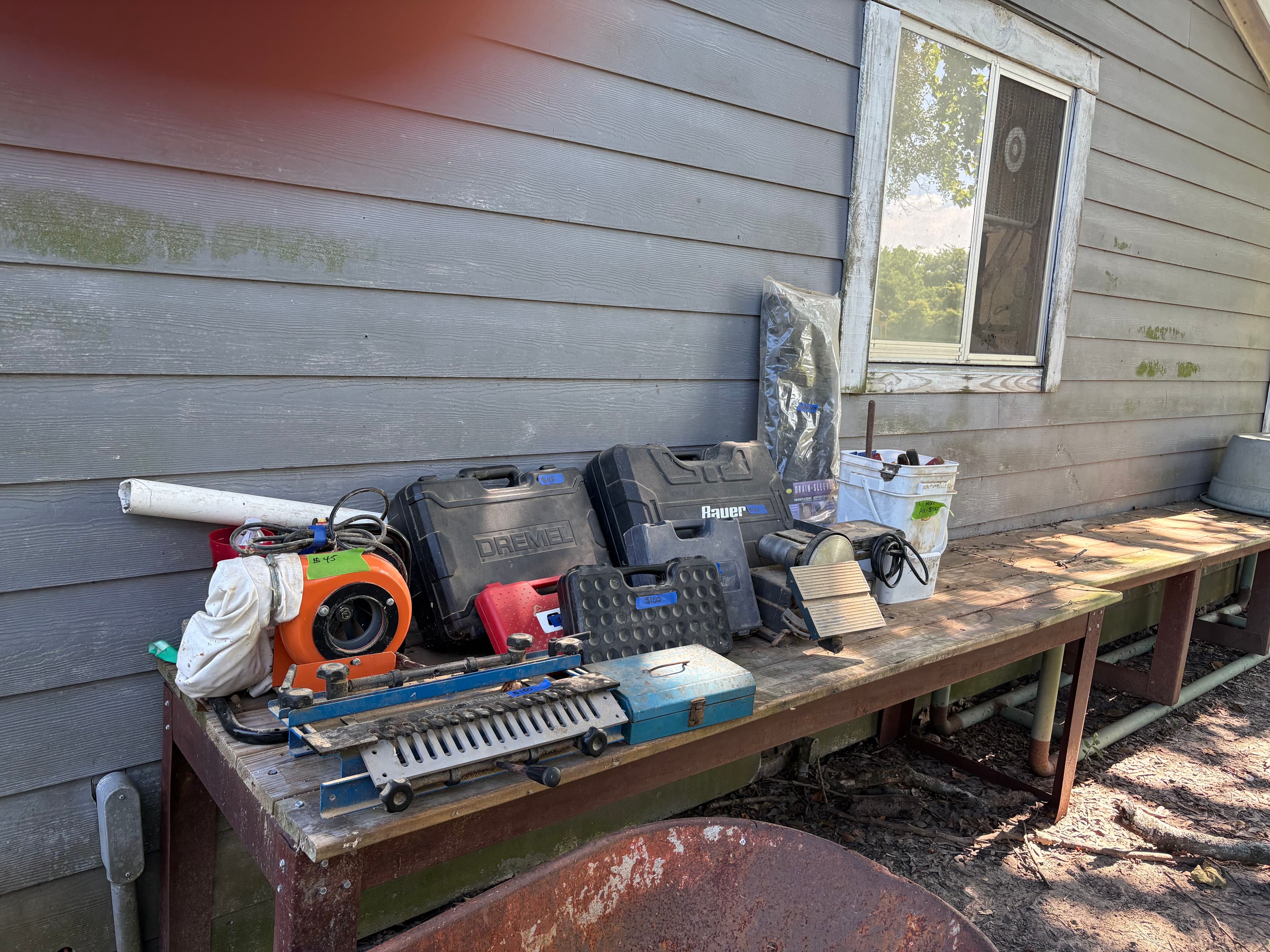 Contractor Garage Clearout - Tools, Fasteners, New Building Materials - Sell as Lot 5