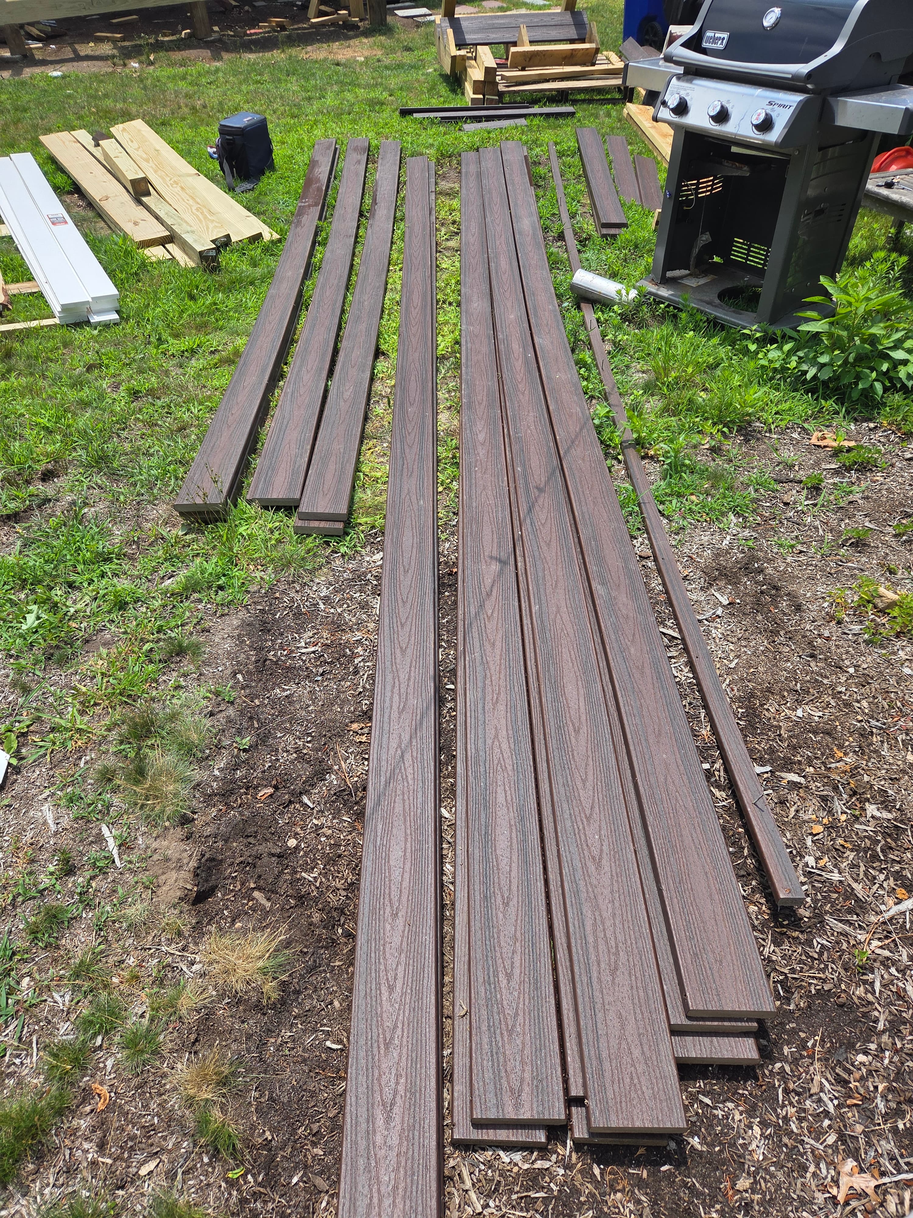Trex decking lava rock